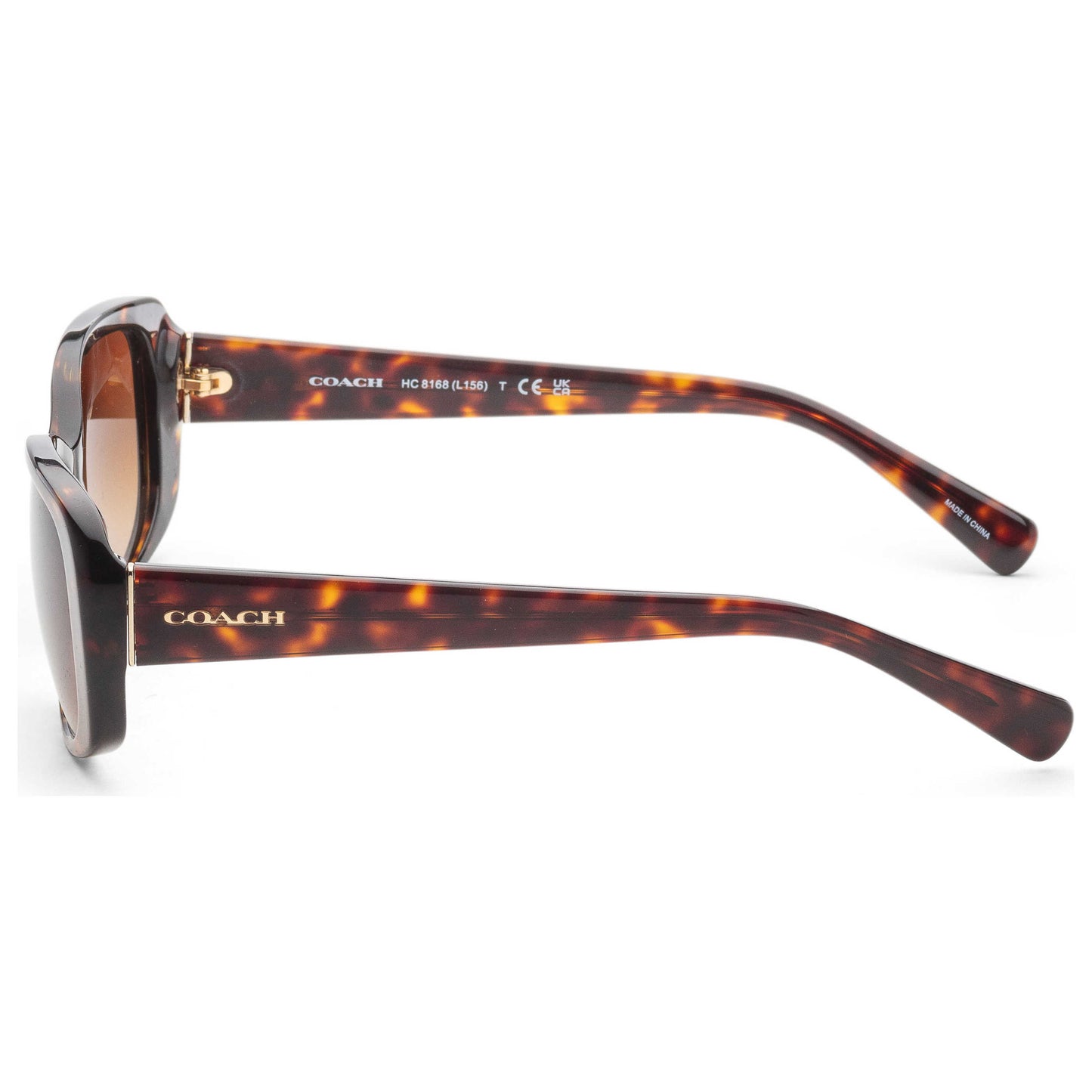 Left view of Coach Fashion Women's Sunglasses HC8168-512013-56