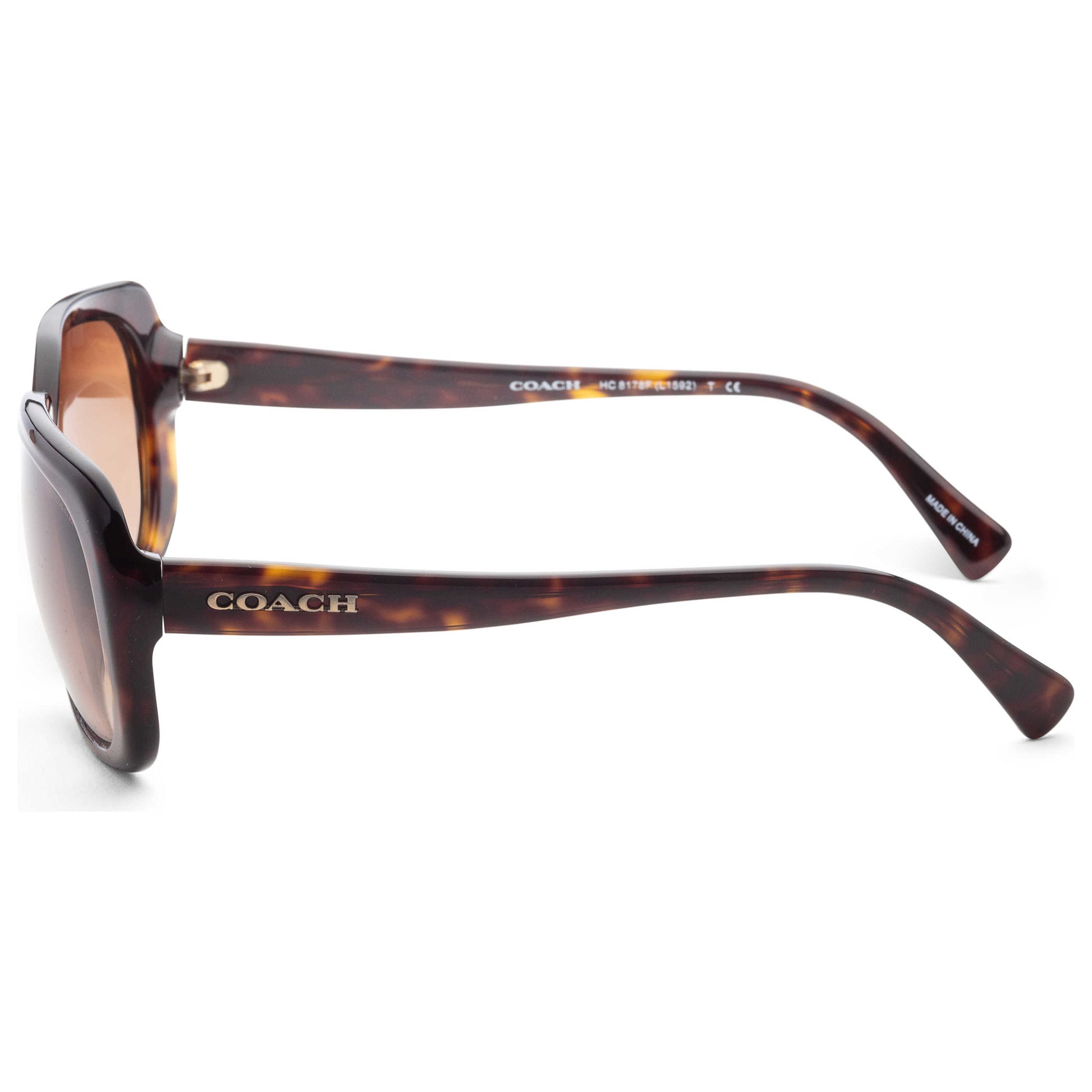 Left view of Coach Fashion Women's Sunglasses HC8178F-512013-57