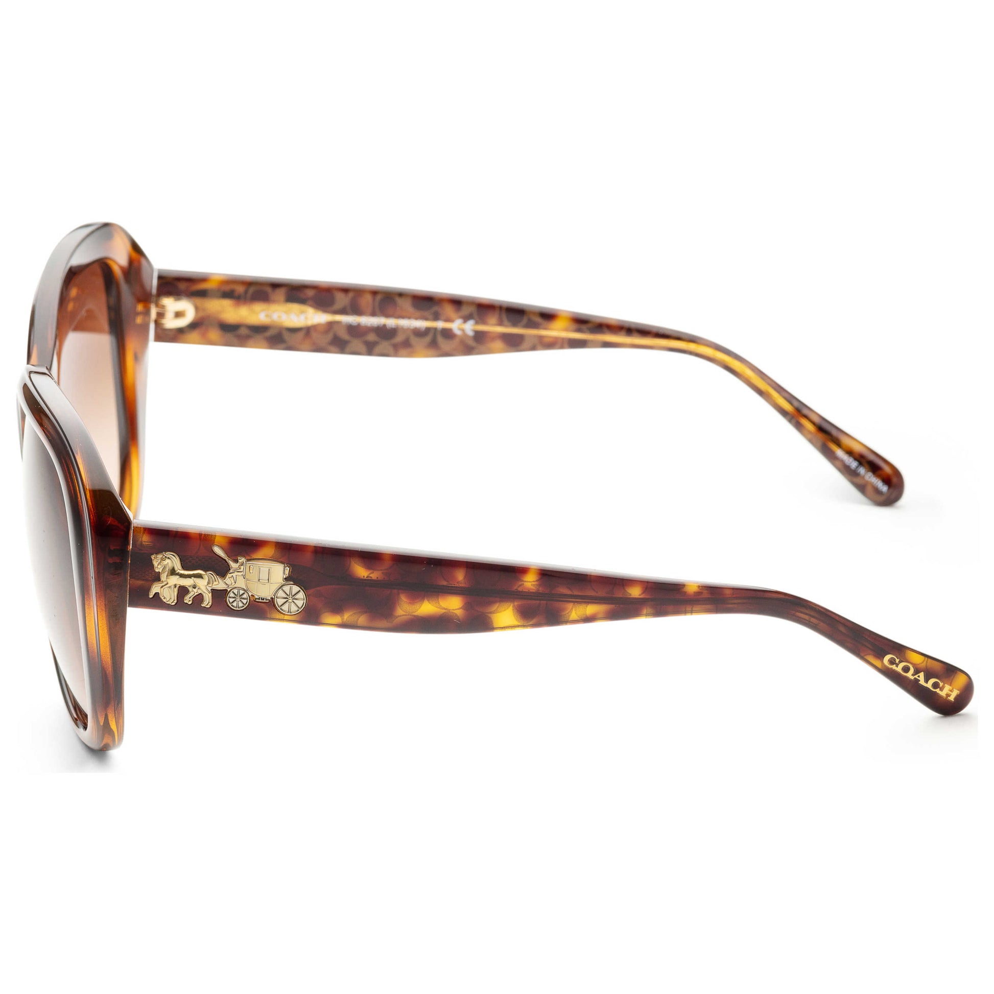 Left view of Coach Fashion Women's Sunglasses HC8207-53941357