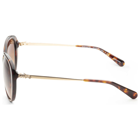 Left view of Coach Fashion Women's Sunglasses HC8215F-54851357