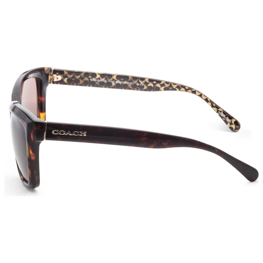 Left view of Coach Fashion Women's Sunglasses HC8230F-550773-57