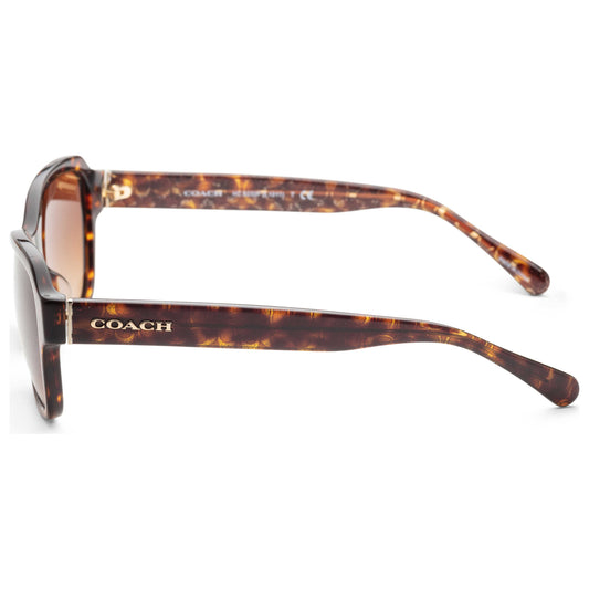 Left view of Coach Fashion Women's Sunglasses HC8232F-512074-56