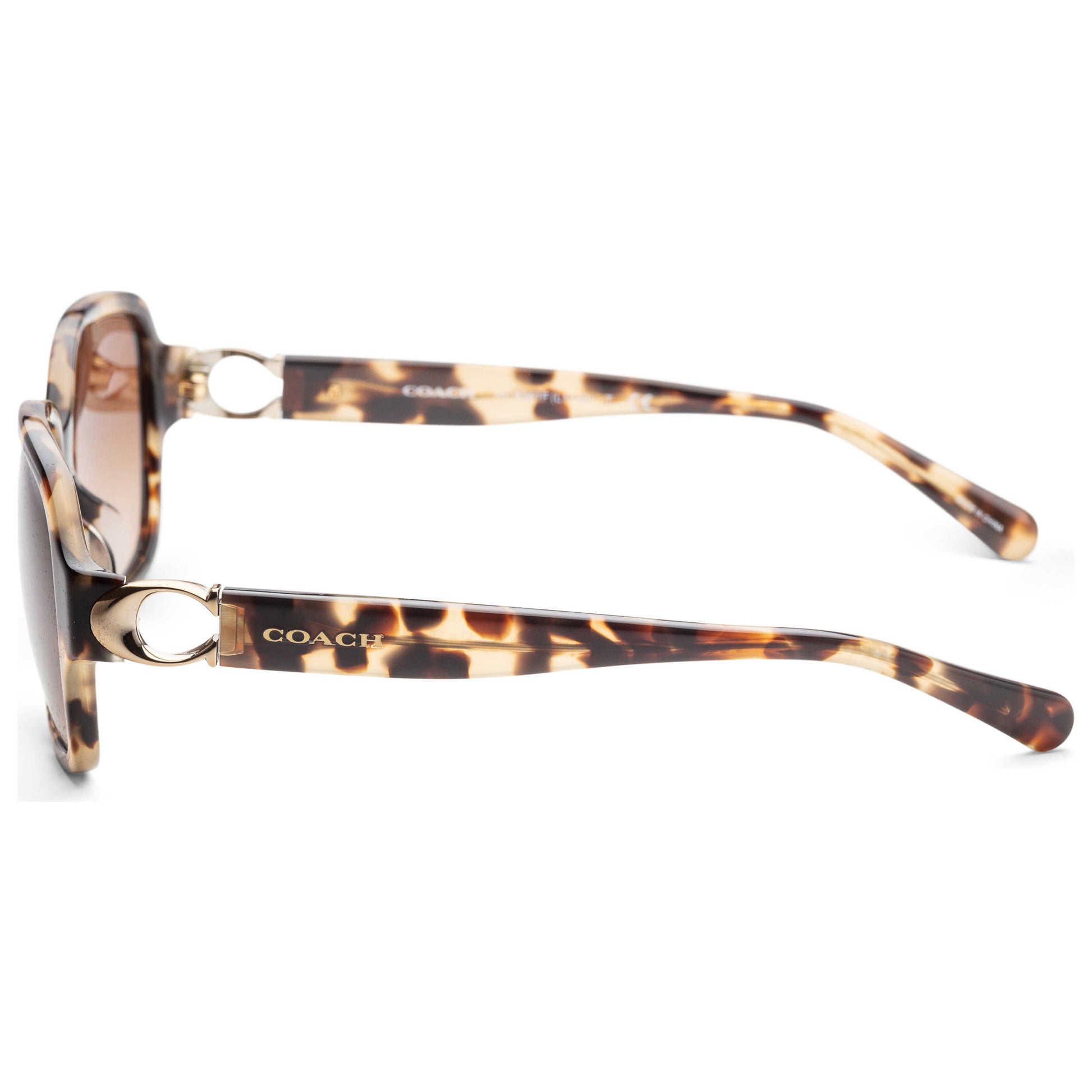 Left view of Coach Fashion Women's Sunglasses HC8241F-557674-57