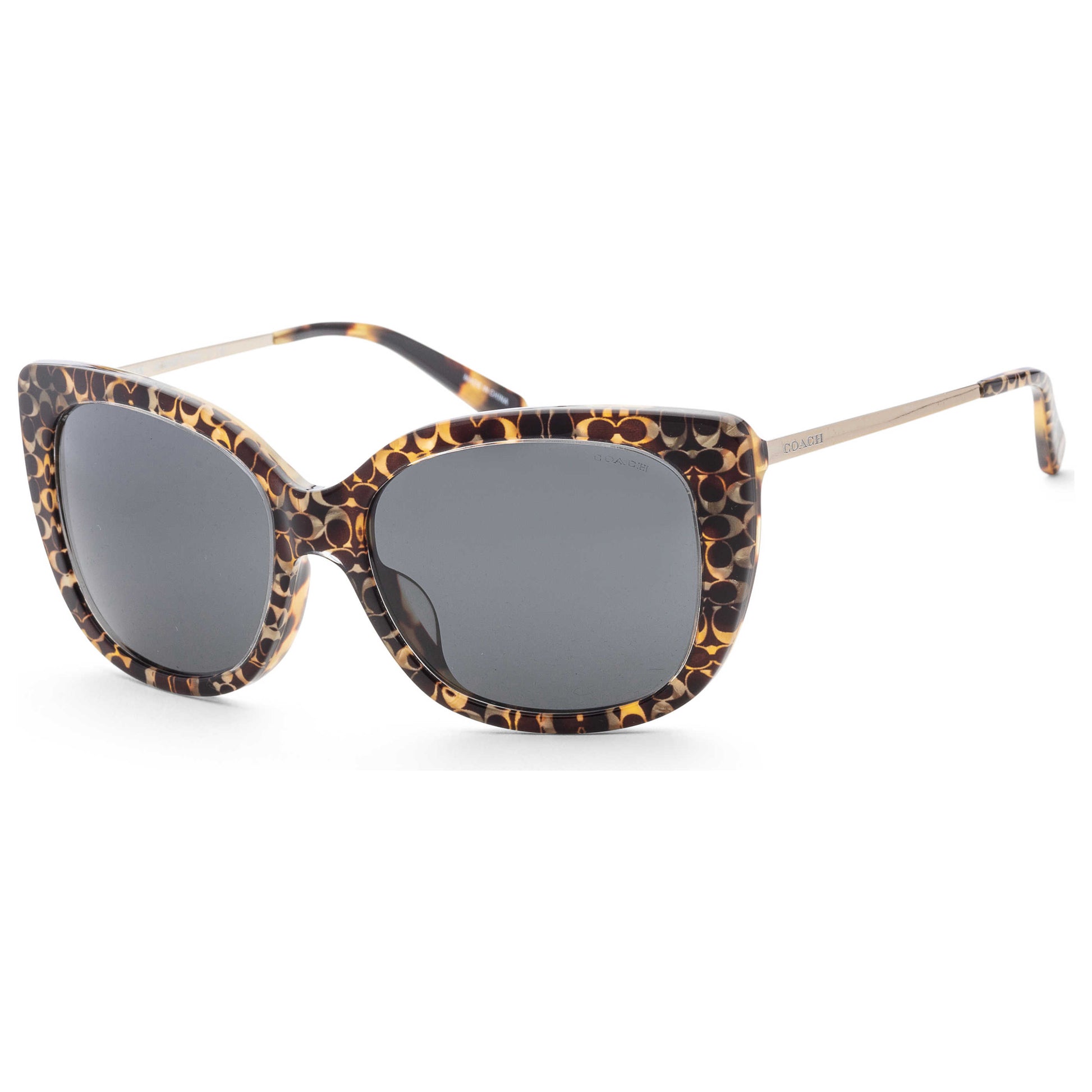 Front view of Coach Fashion Women's Sunglasses HC8246F-551987-55