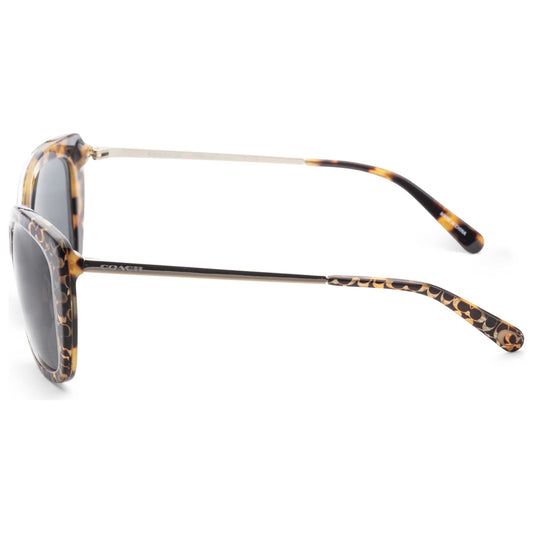 Left view of Coach Fashion Women's Sunglasses HC8246F-551987-55