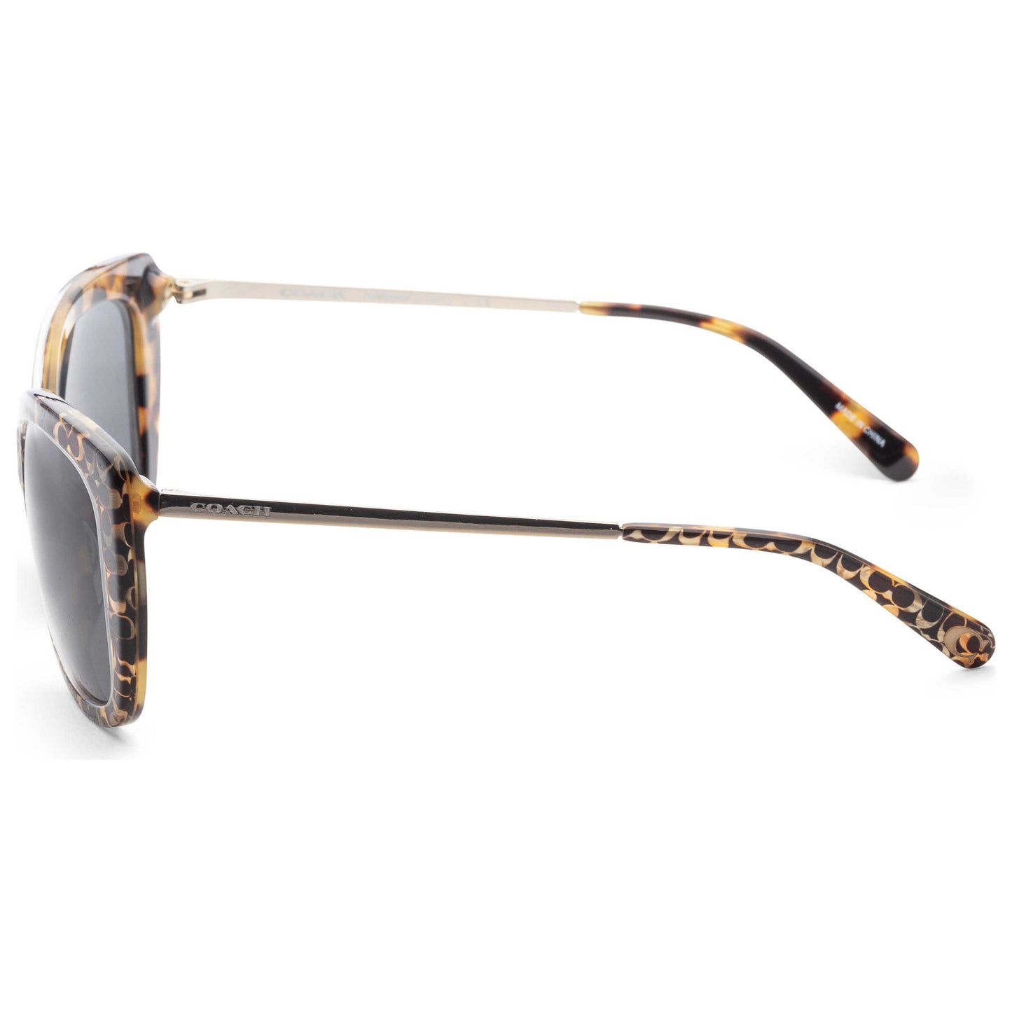 Left view of Coach Fashion Women's Sunglasses HC8246F-551987-55