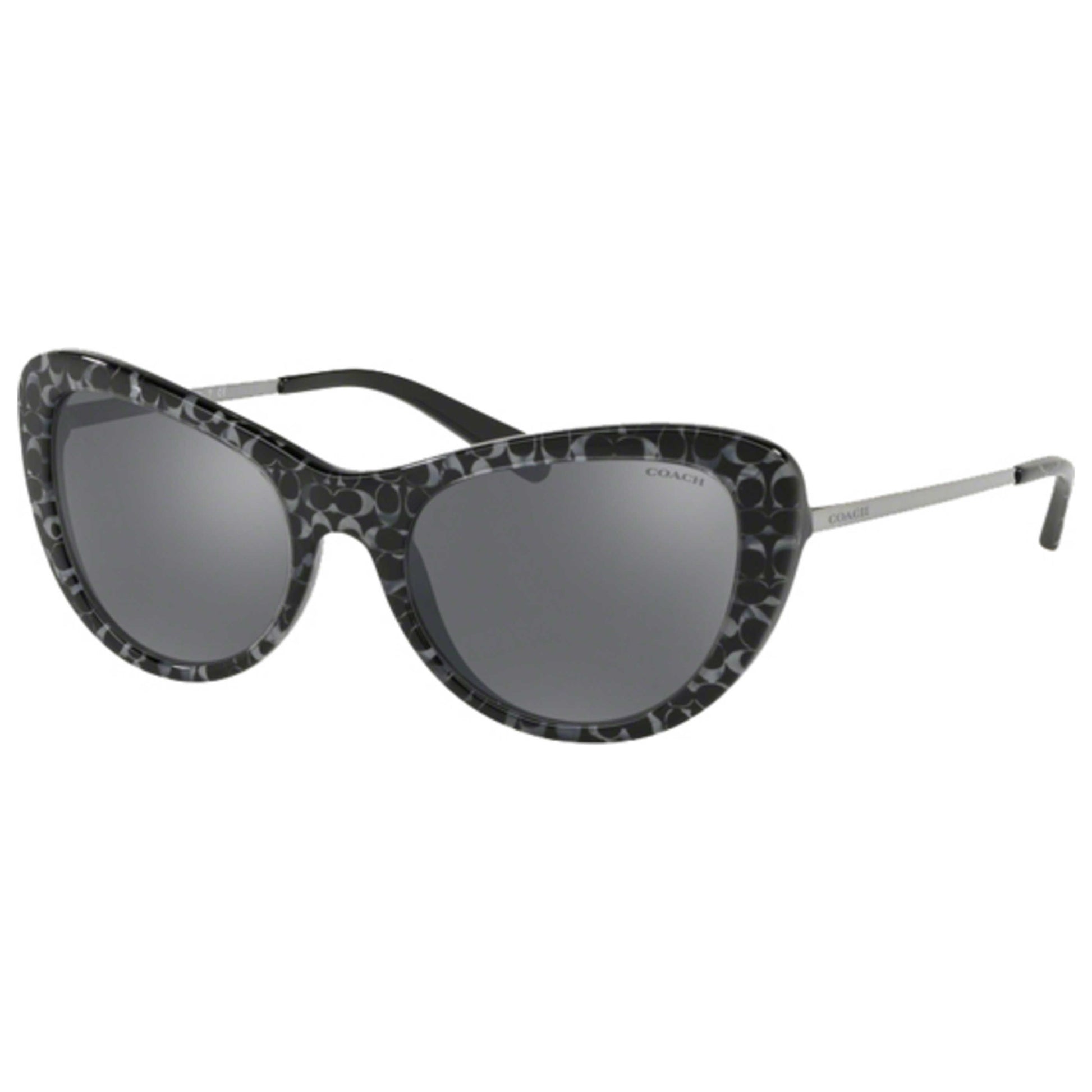 Front view of Coach Designer Women's Sunglasses HC8247-55206G-53