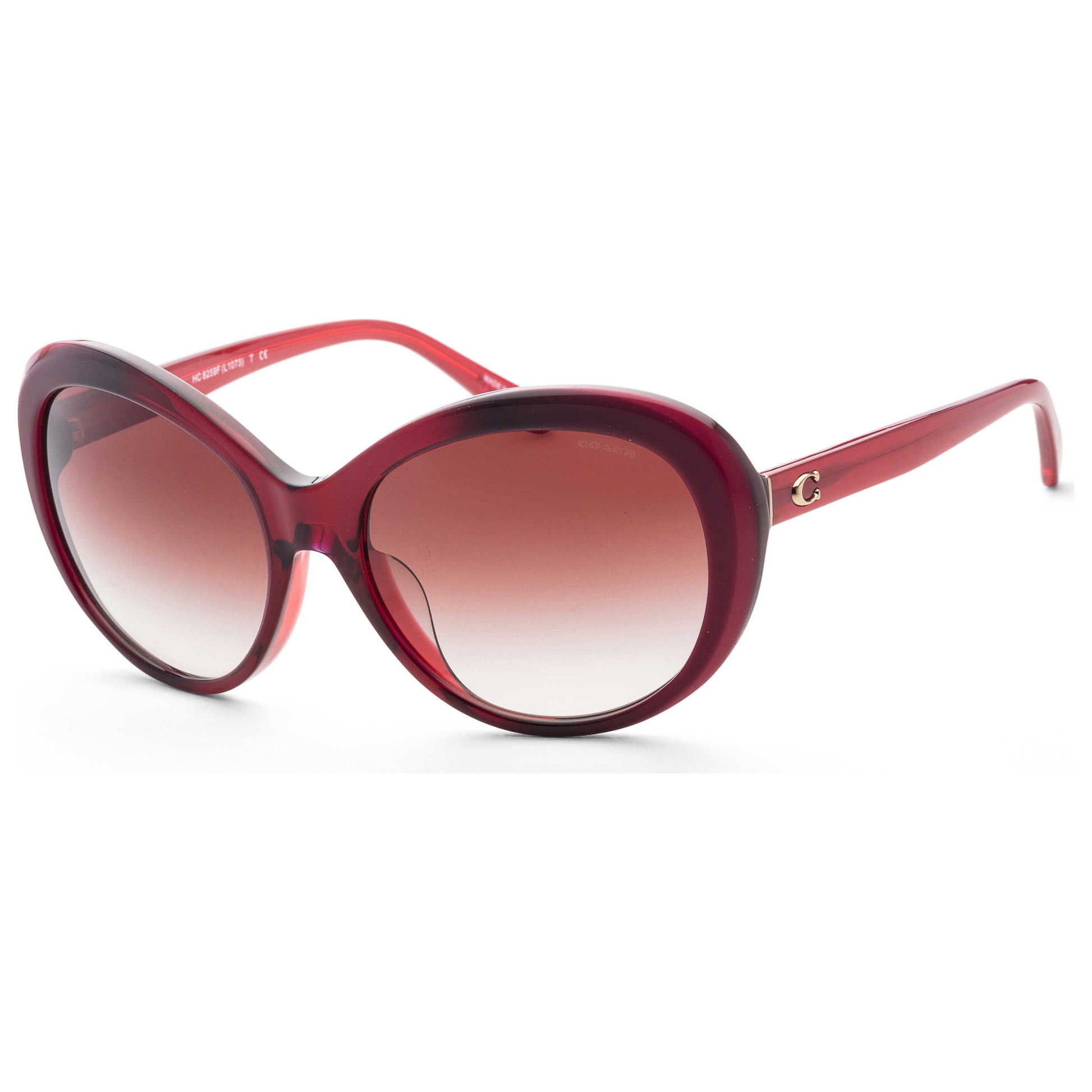 Front view of Coach Fashion Women's Sunglasses HC8259F-553213-56