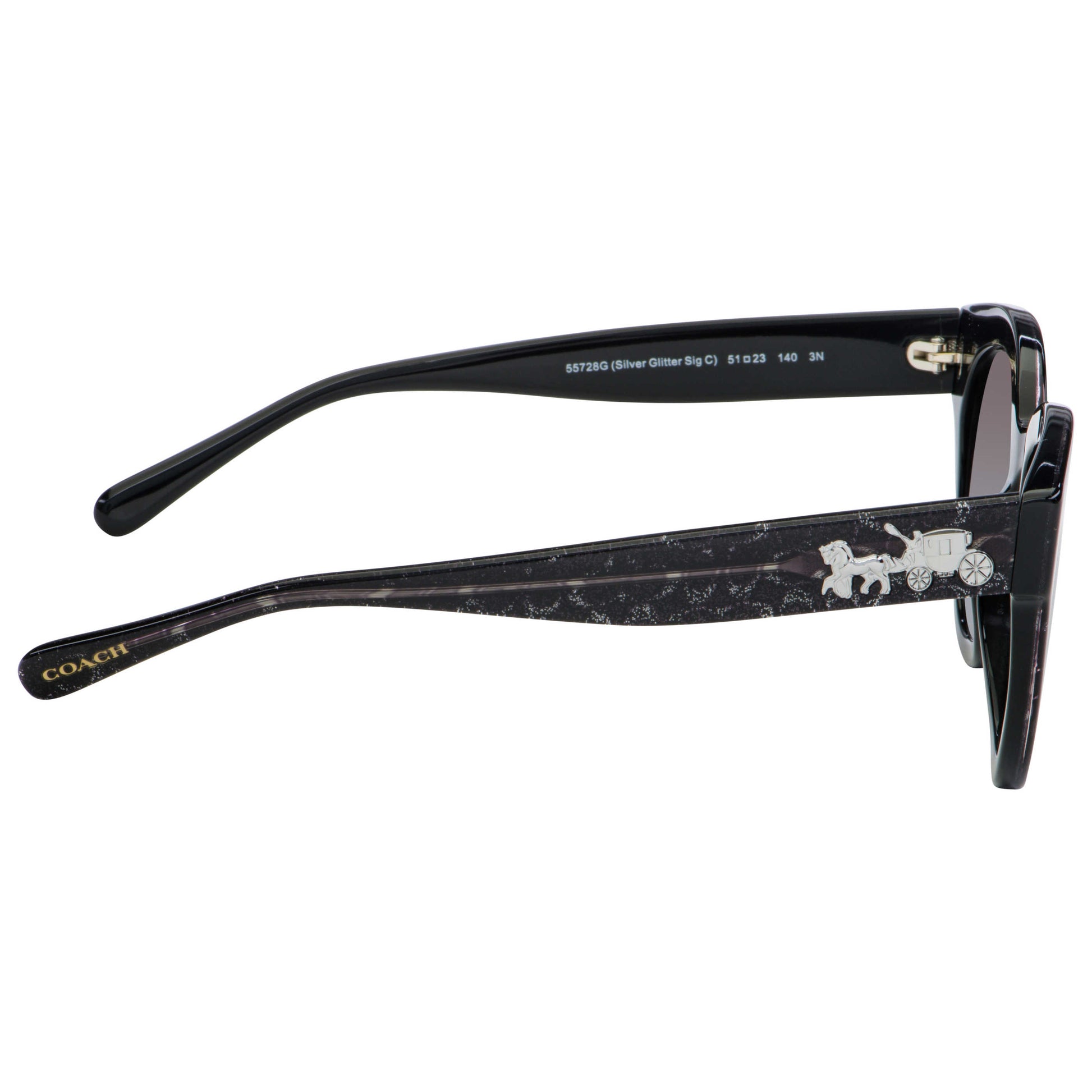 Coach Fashion Women's Sunglasses HC8265-55728G-51 - Image #3