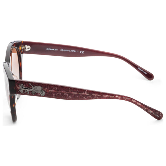 Left view of Coach Fashion Women's Sunglasses HC8265F-512013-52