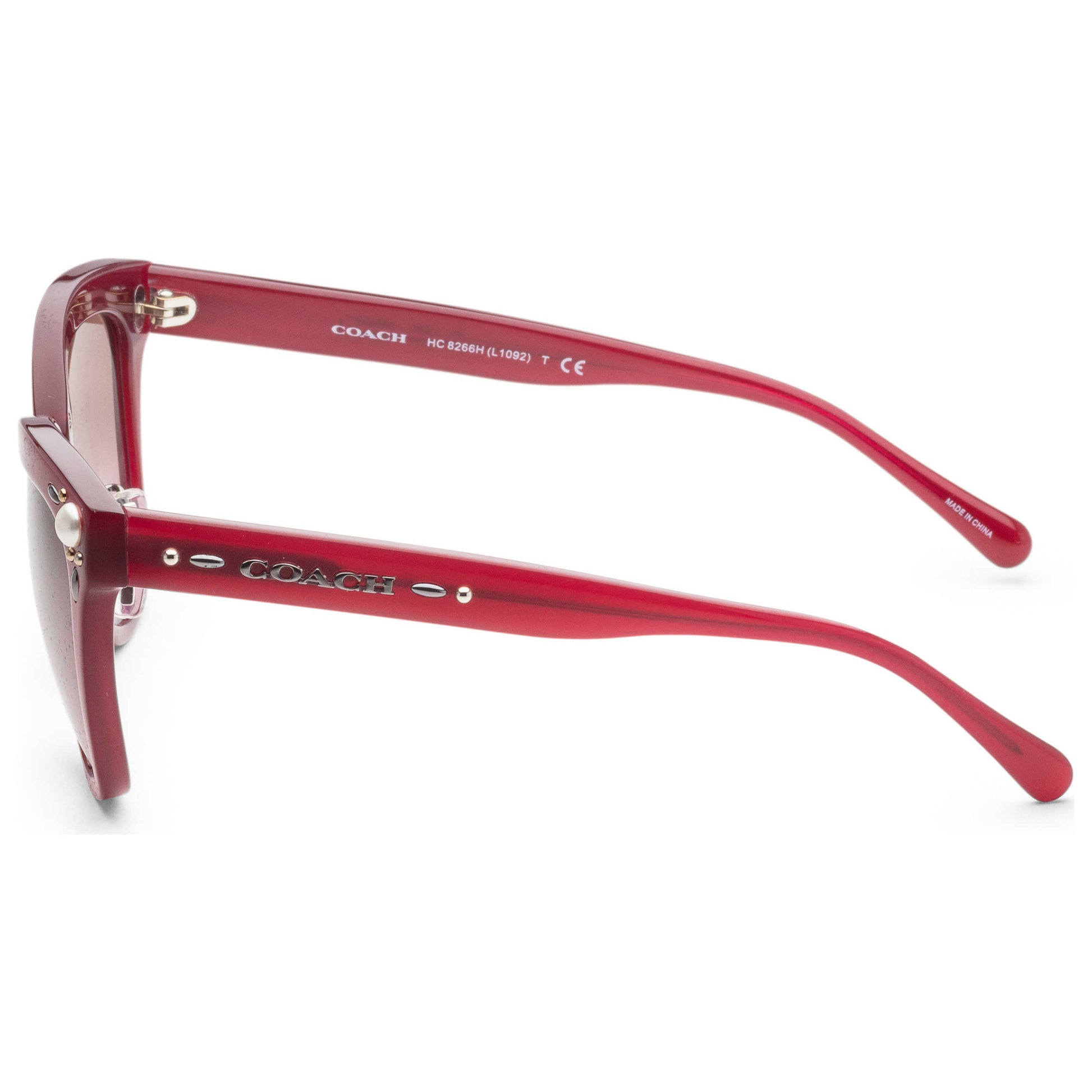 Left view of Coach Fashion Women's Sunglasses HC8266H-552614