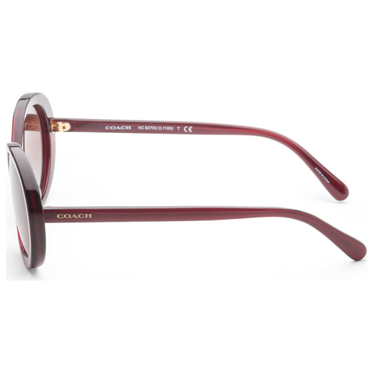 Left view of Coach Fashion Women's Sunglasses HC8270U-555700-55