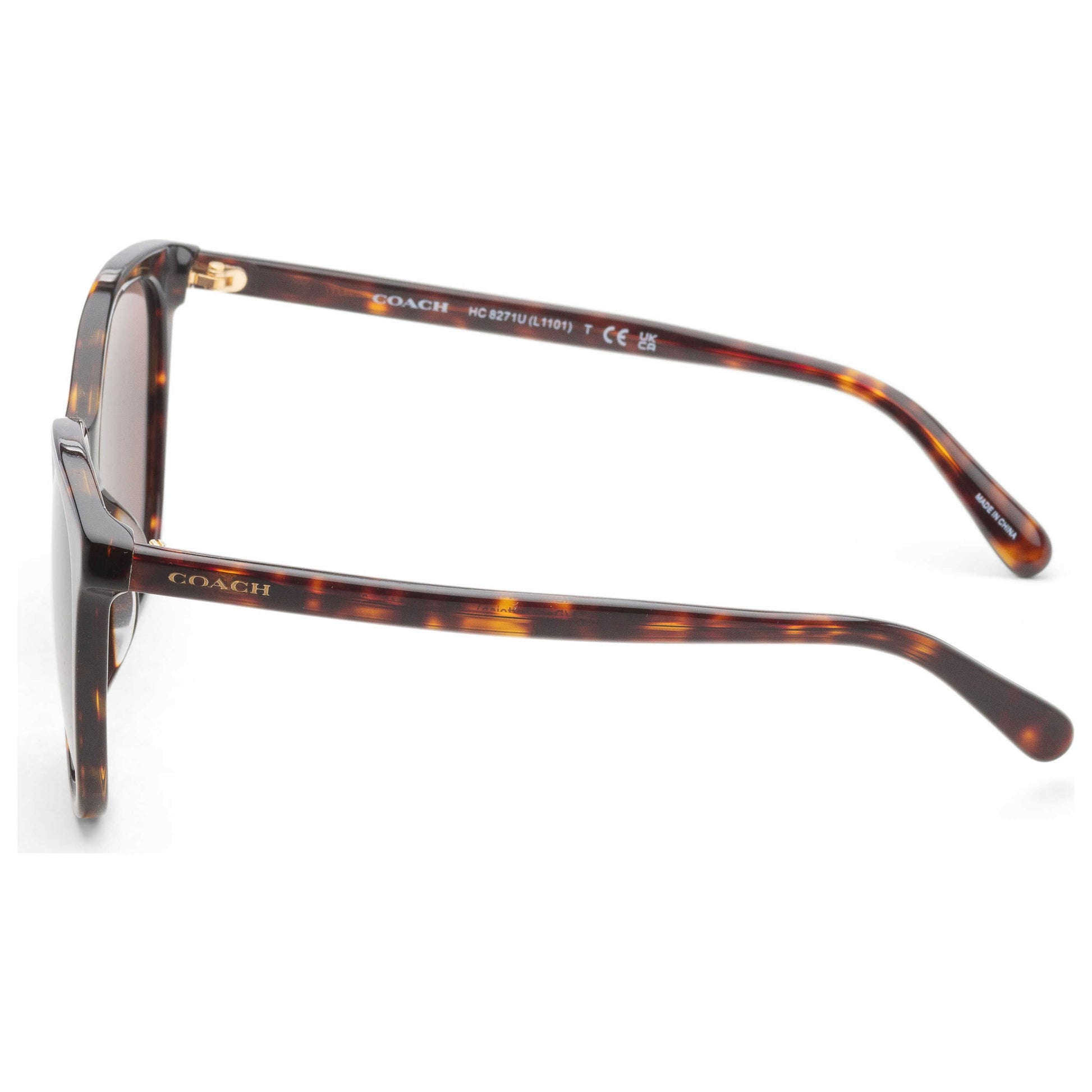 Left view of Coach Fashion Women's Sunglasses HC8271U-512073-57