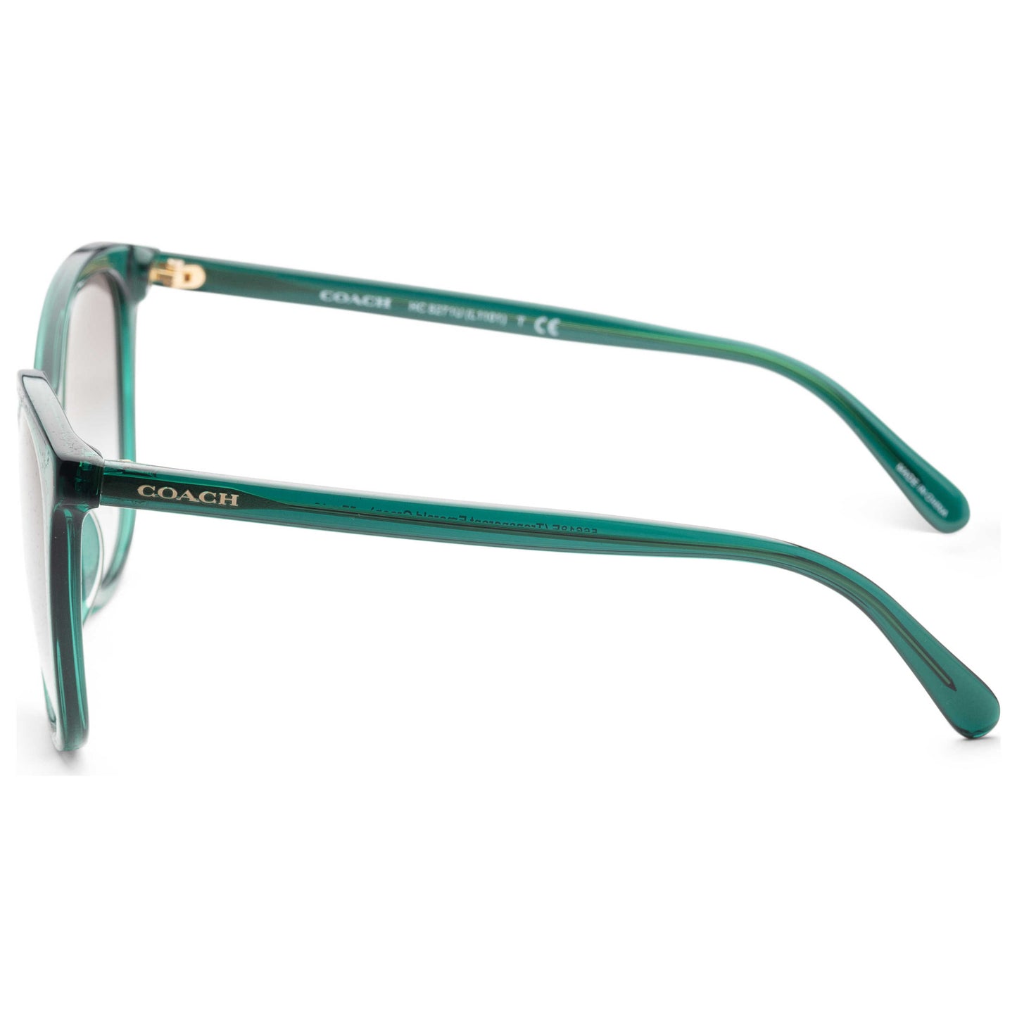 Left view of Coach Fashion Women's Sunglasses HC8271U-56618E-57