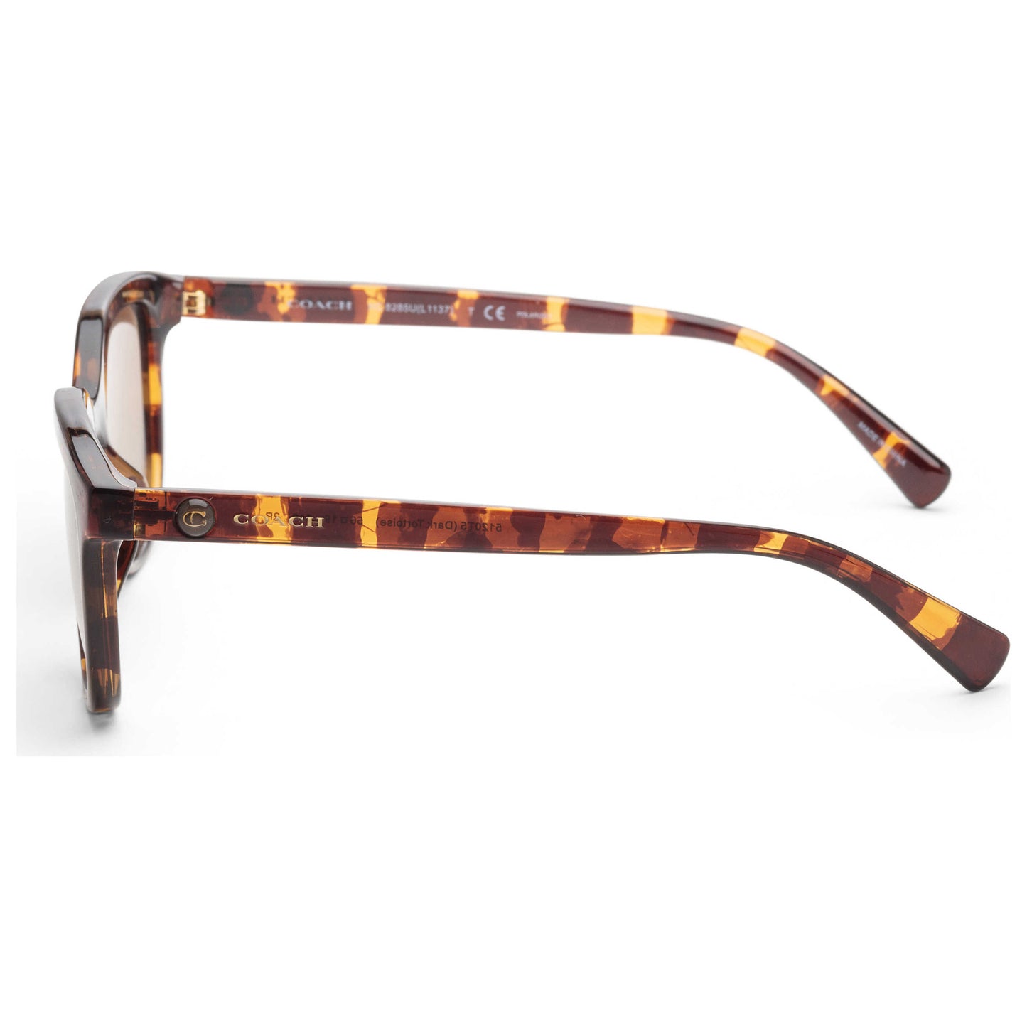 Left view of Coach Fashion Women's Sunglasses HC8285U-5120T5-56