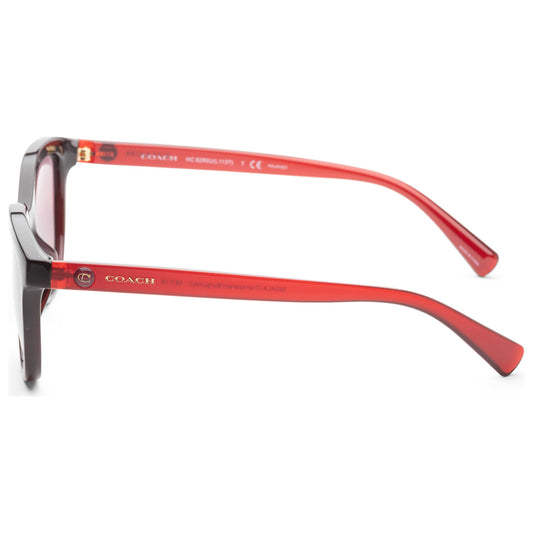 Left view of Coach Fashion Women's Sunglasses HC8285U-5624LA