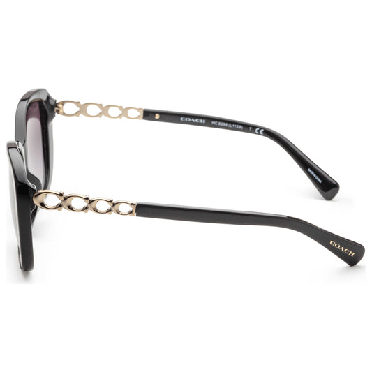 Left view of Coach Fashion Women's Sunglasses HC8286-50028G-57