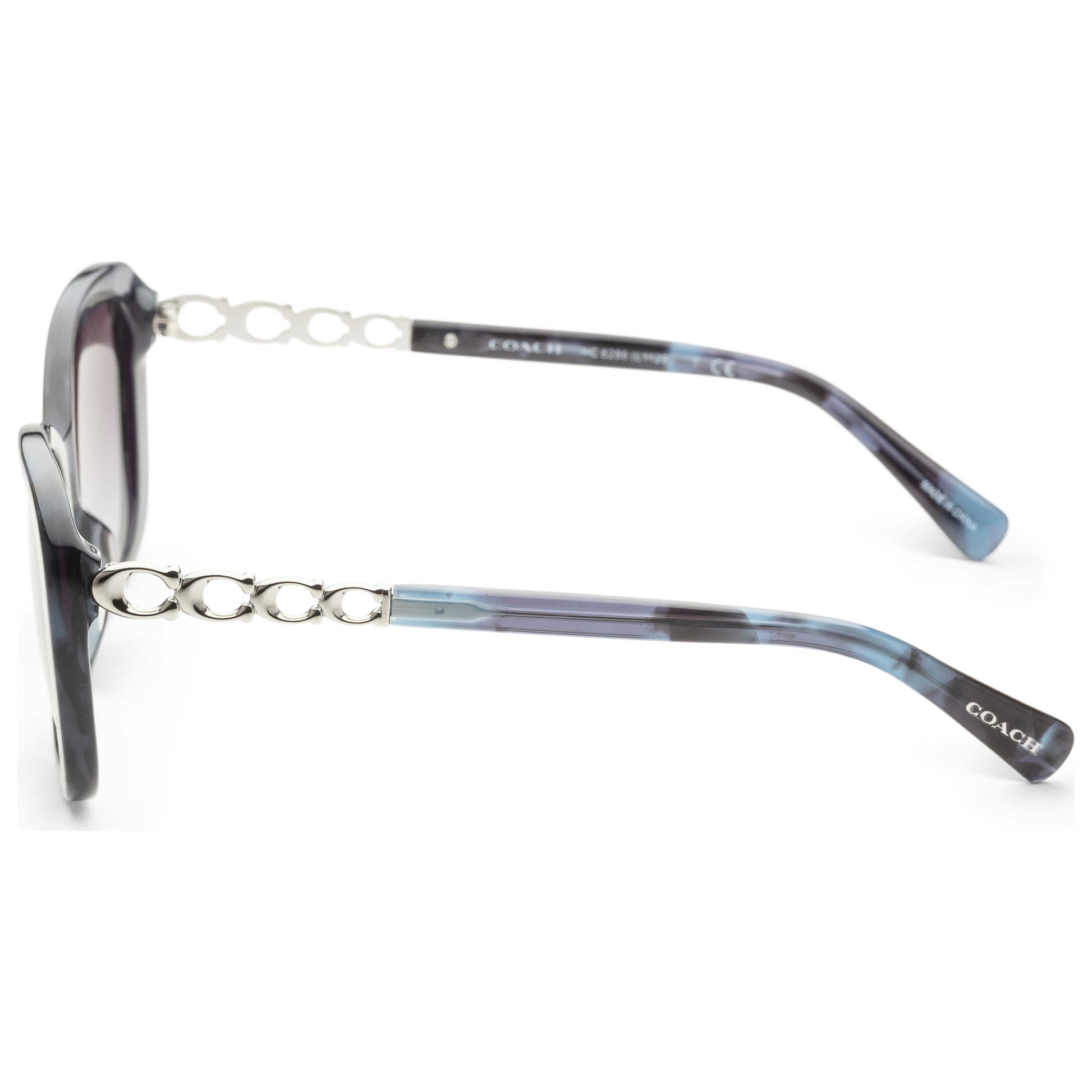 Left view of Coach Fashion Women's Sunglasses HC8286-55938G57