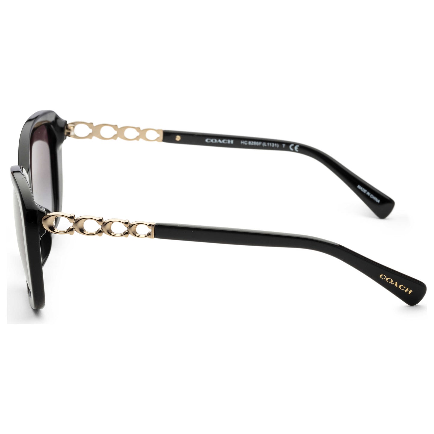 Right view of Coach Fashion Women's Sunglasses HC8286F-50028G-58