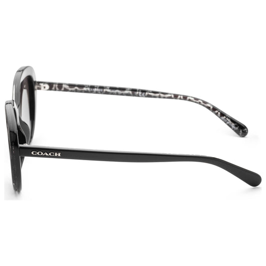 Left view of Coach Fashion Women's Sunglasses HC8289-55828G-53