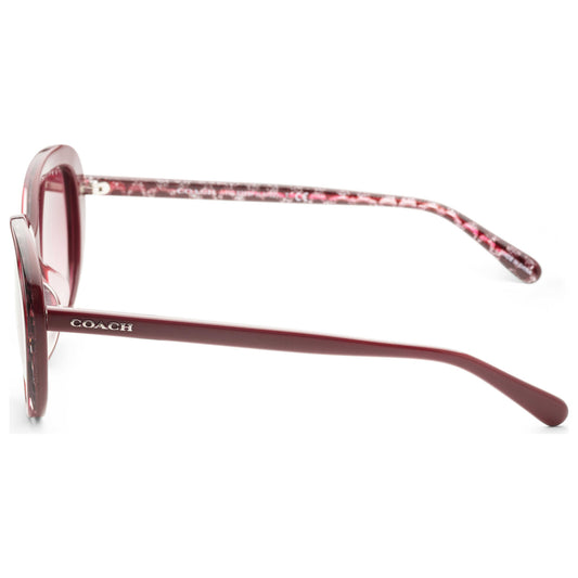 Left view of Coach Fashion Women's Sunglasses HC8289F-55848H55