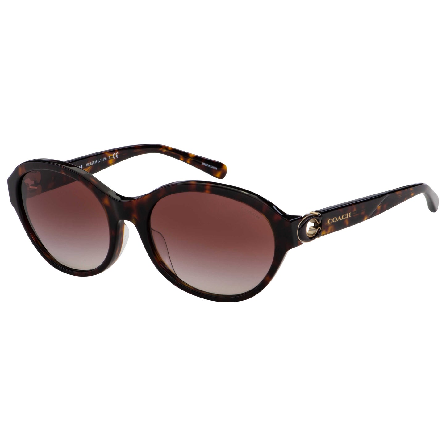 Front view of Coach Fashion Women's Sunglasses HC8293F-512013-57