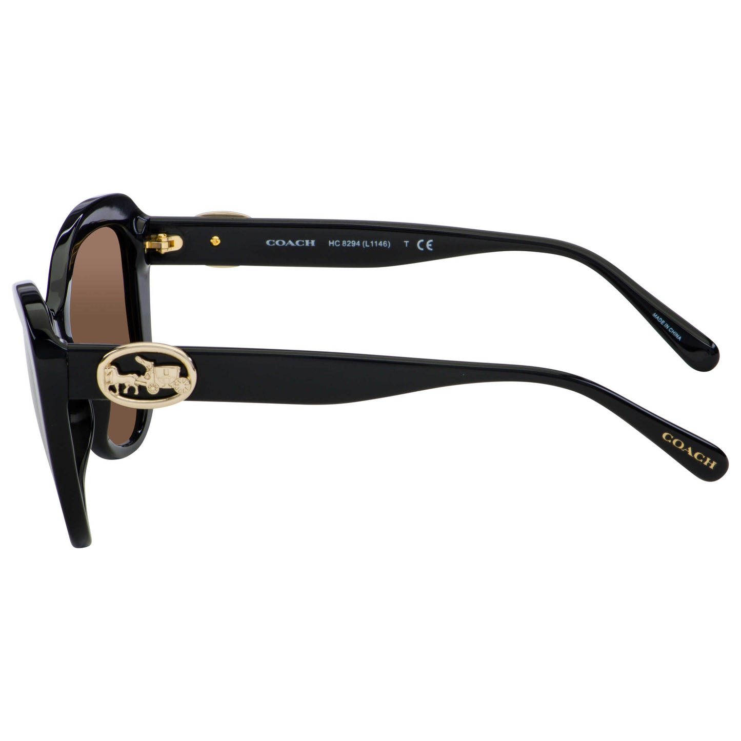 Coach Fashion Women's Sunglasses HC8294-500273-57 - Image #4