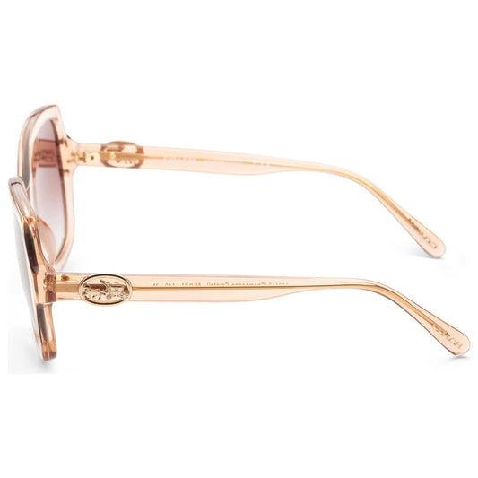 Left view of Coach Fashion Women's Sunglasses HC8295-556113-56