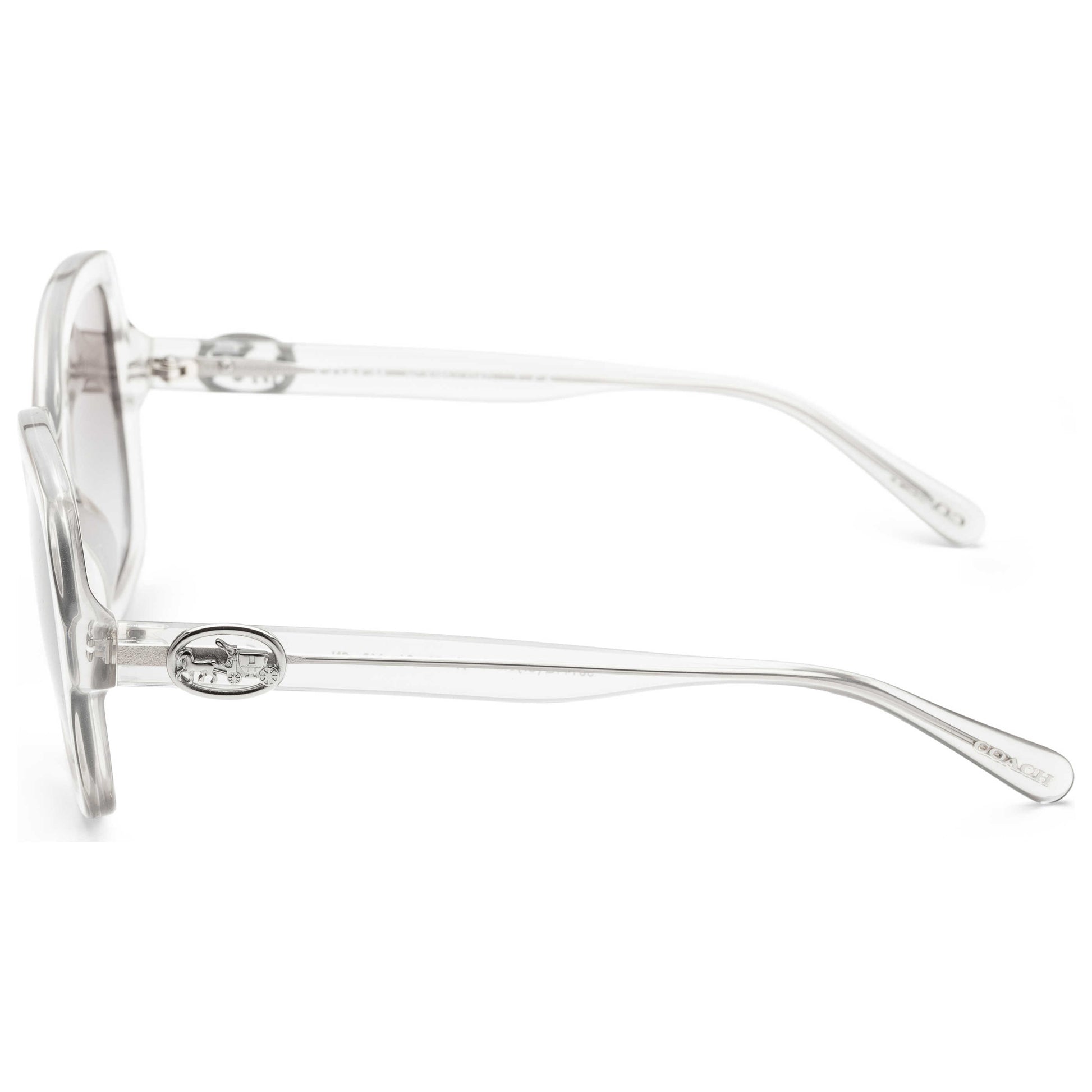Left view of Coach Fashion Women's Sunglasses HC8295-56144Q-56