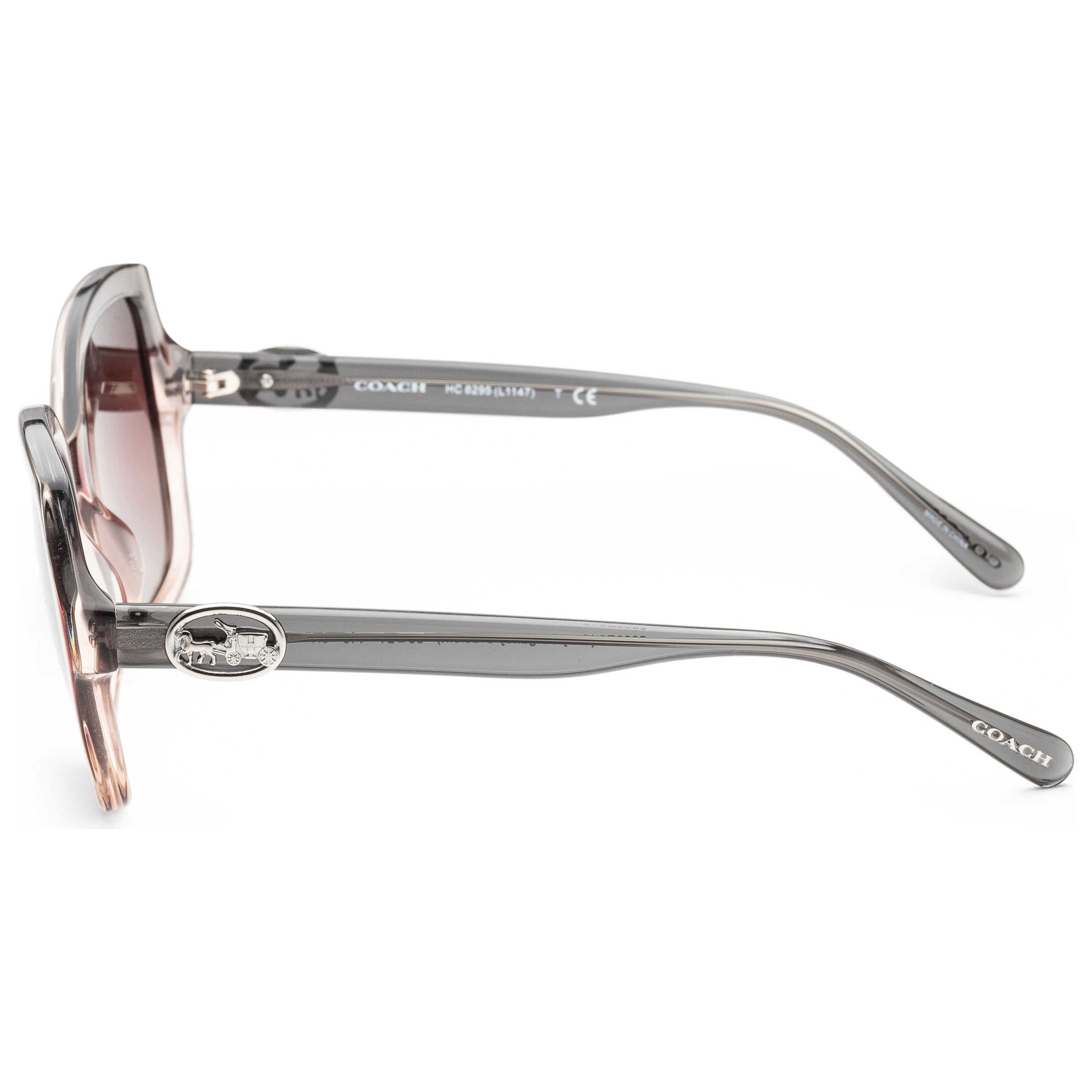 Left view of Coach Fashion Women's Sunglasses HC8295-562000-56