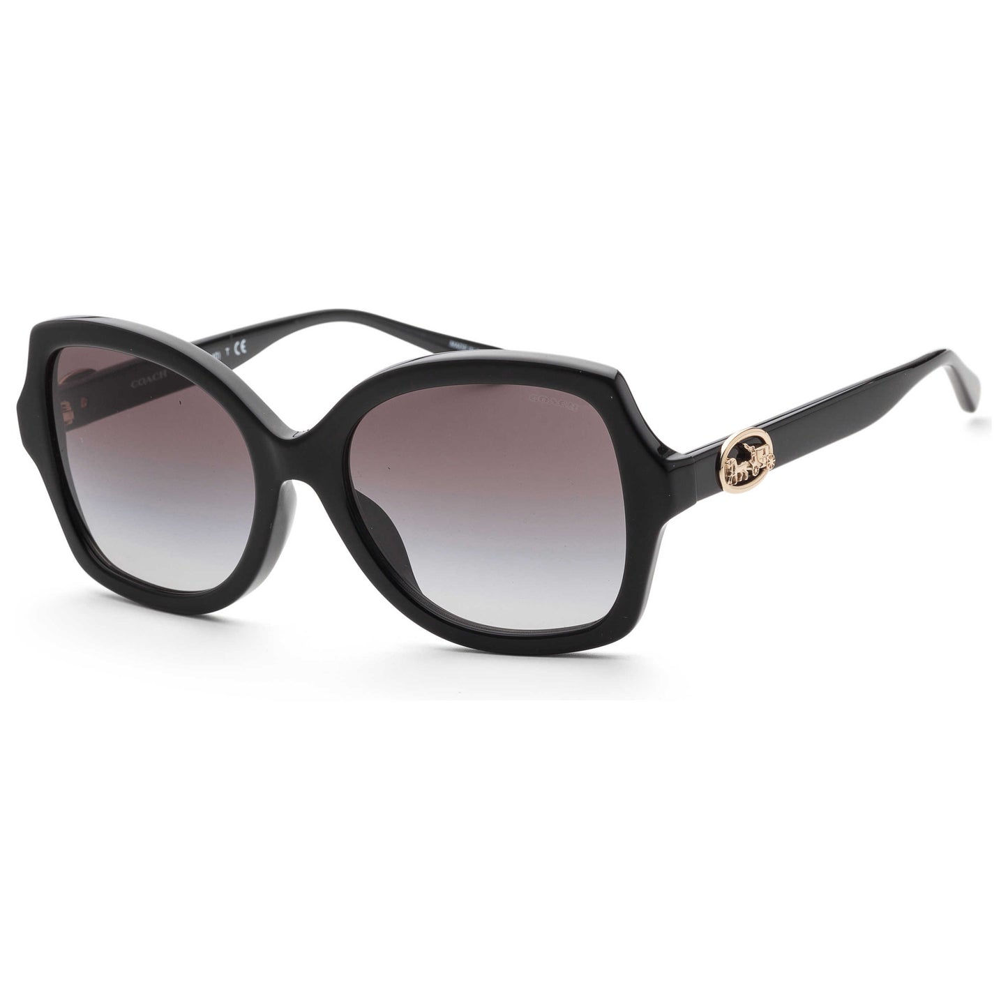 Front view of Coach Fashion Women's Sunglasses HC8295F-50028G-56