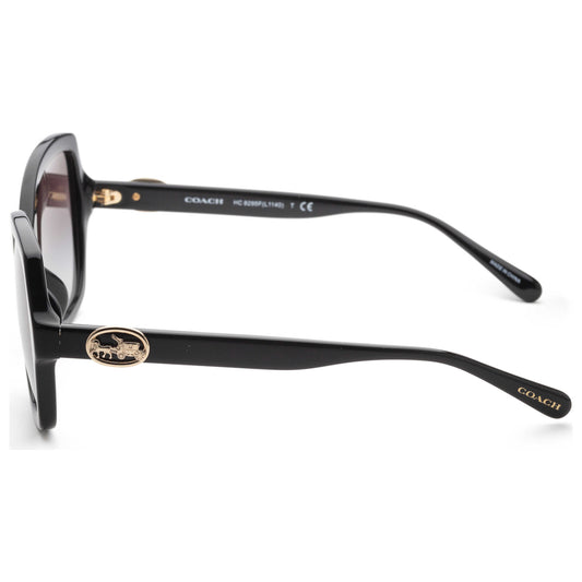 Left view of Coach Fashion Women's Sunglasses HC8295F-50028G-56
