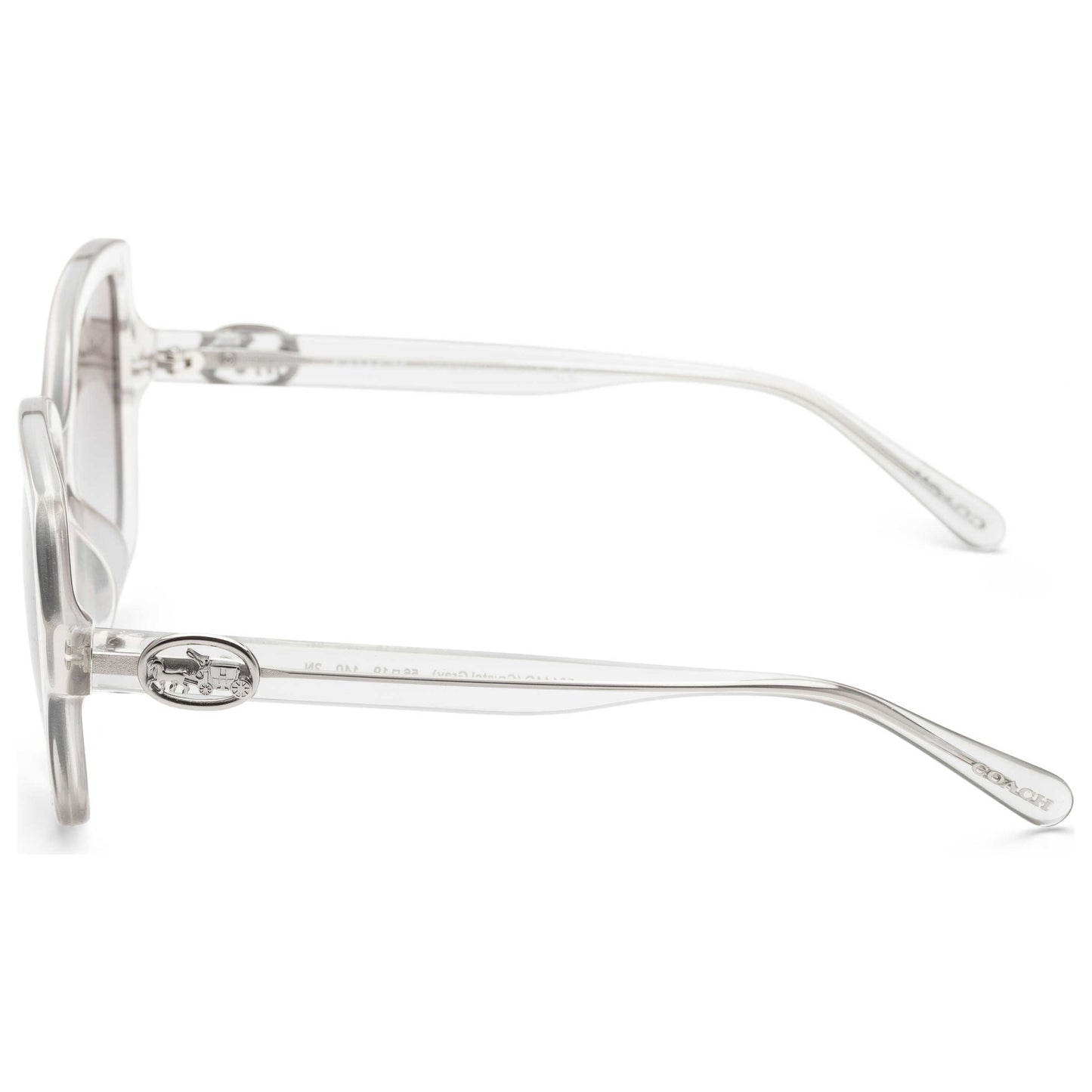 Left view of Coach Fashion Women's Sunglasses HC8295F-56144Q-56