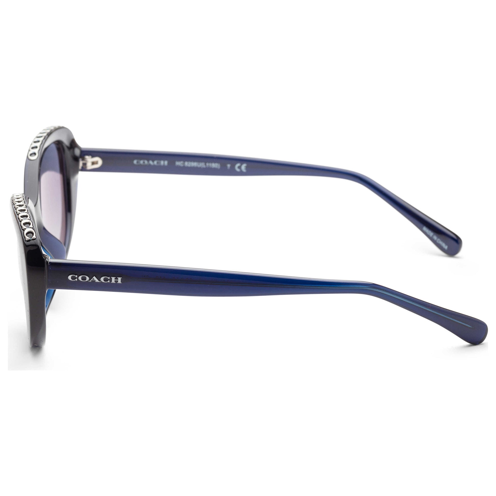 Left view of Coach Fashion Women's Sunglasses HC8296U-54504L-56