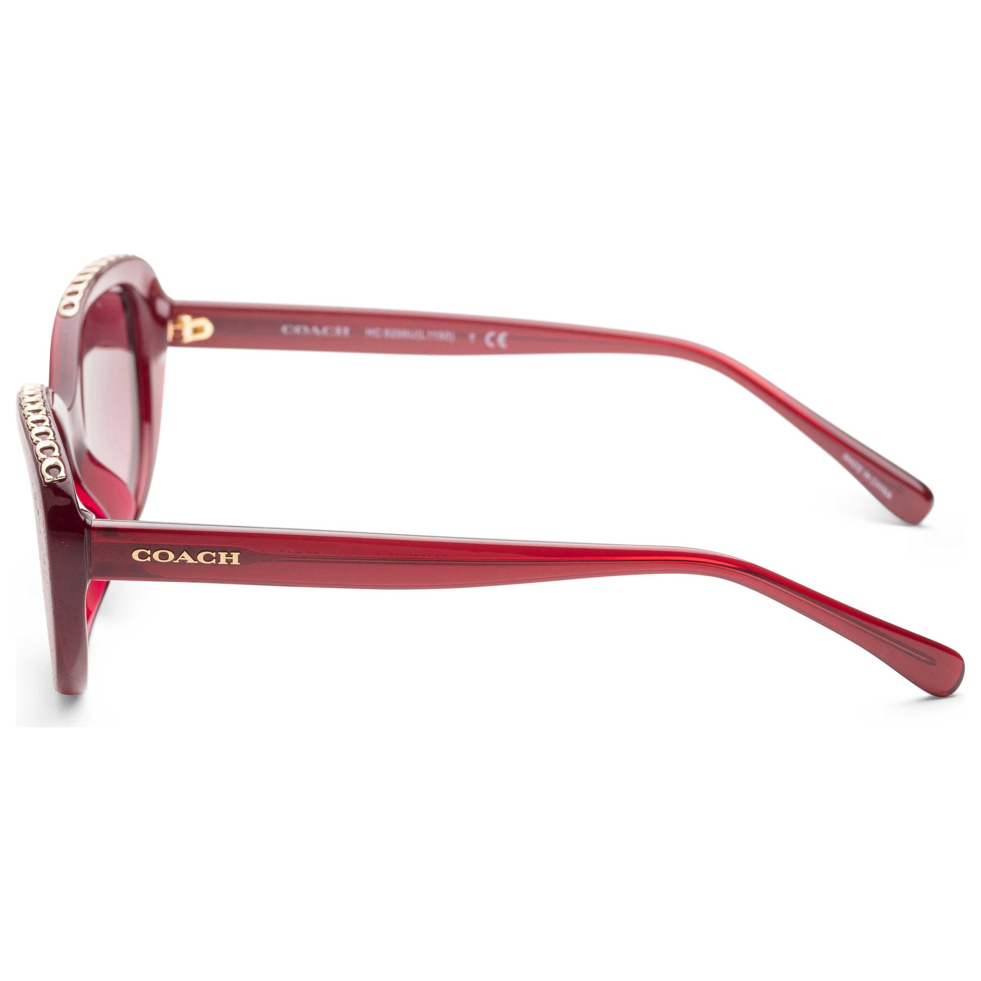 Left view of Coach Fashion Women's Sunglasses HC8296U-56158H-56