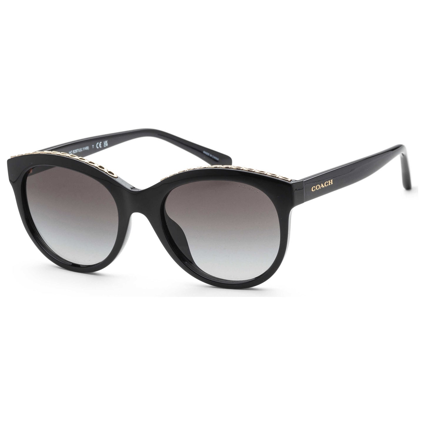 Front view of Coach Fashion Women's Sunglasses HC8297U-50028G-52
