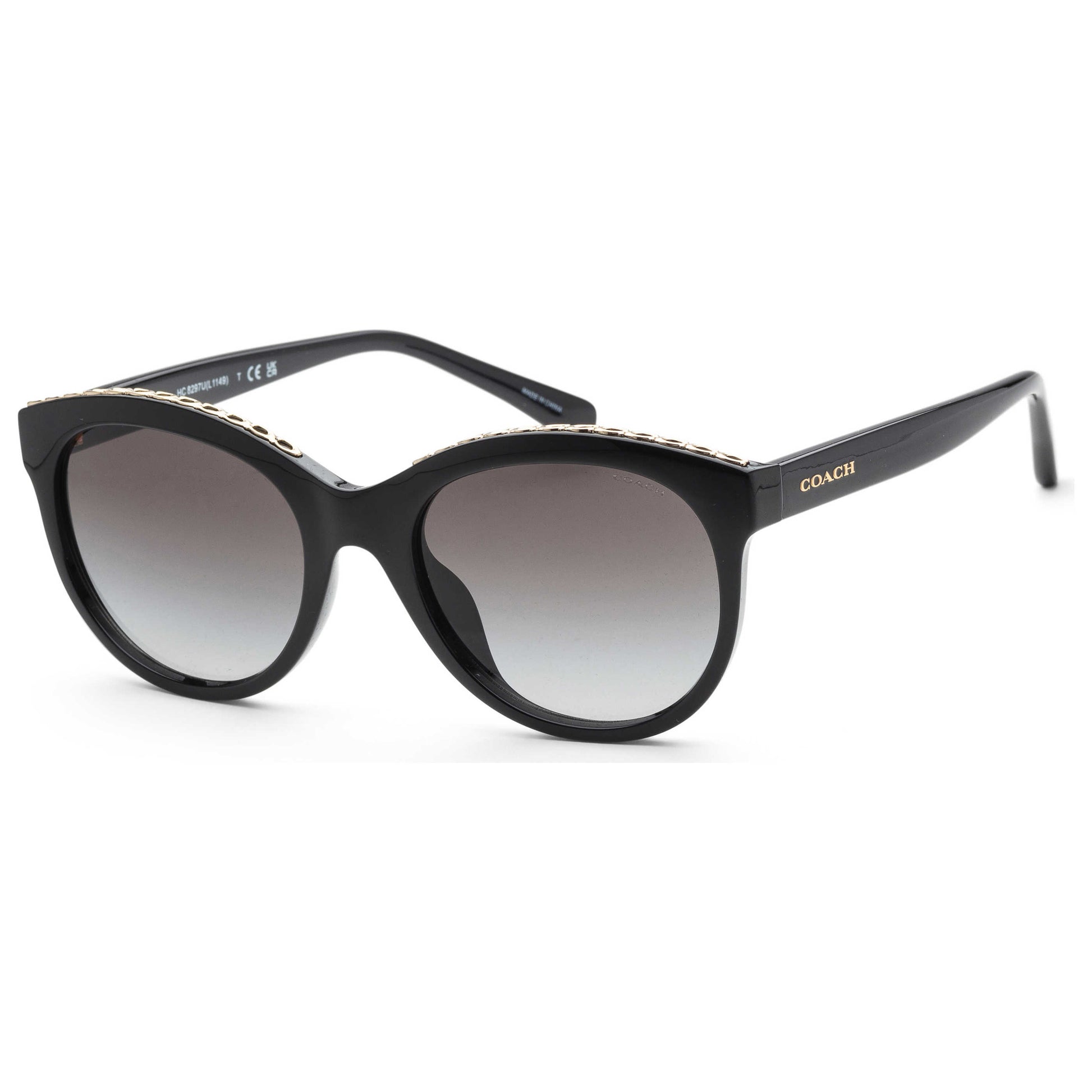 Front view of Coach Fashion Women's Sunglasses HC8297U-50028G-52