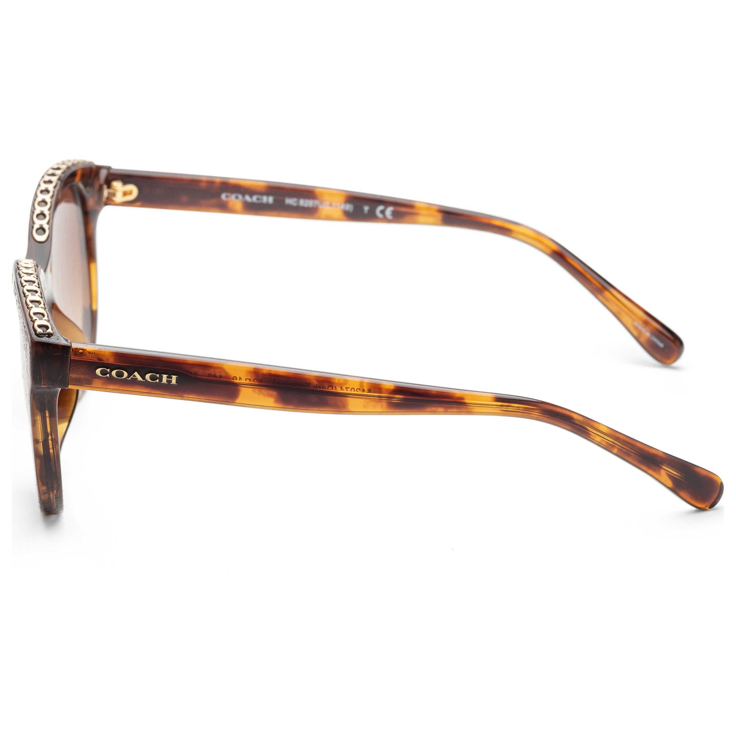 Left view of Coach Fashion Women's Sunglasses HC8297U-512074-52