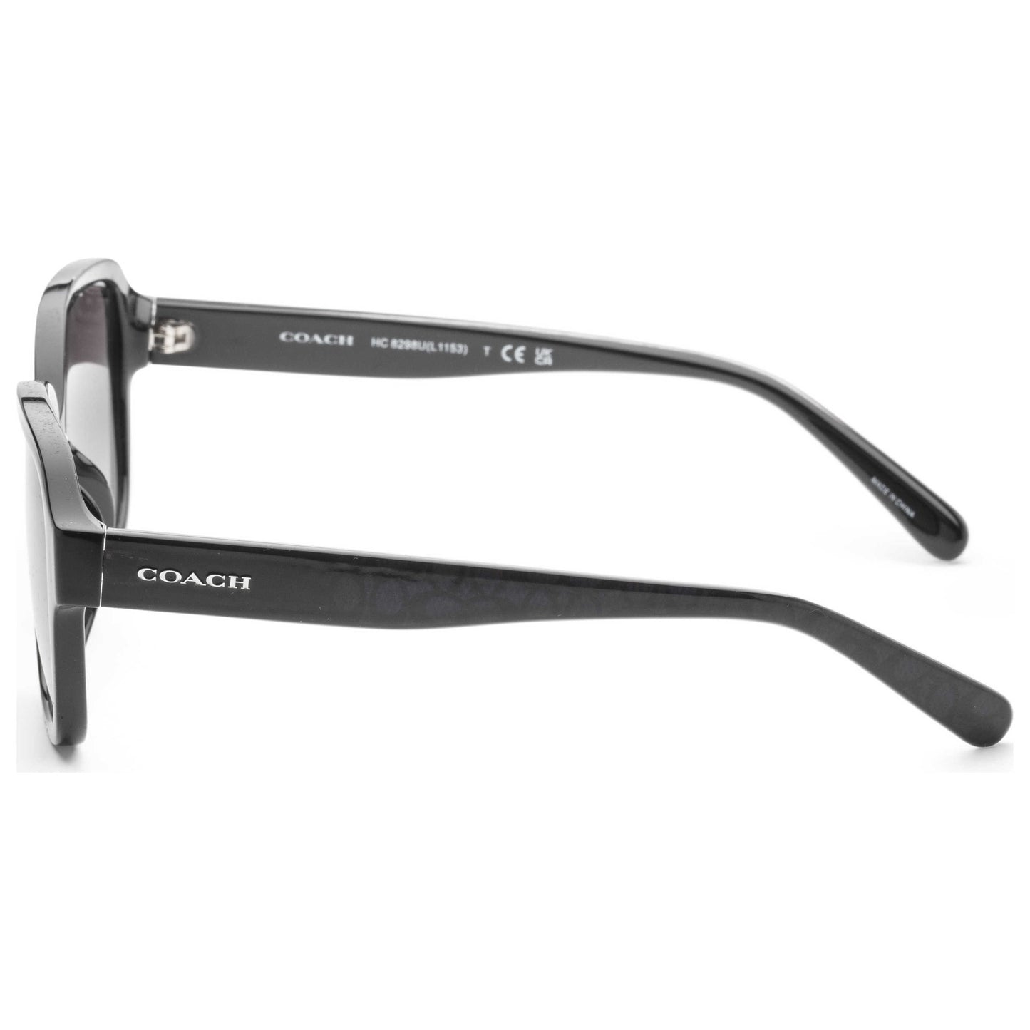 Left view of Coach Fashion Women's Sunglasses HC8298U-50028G-57