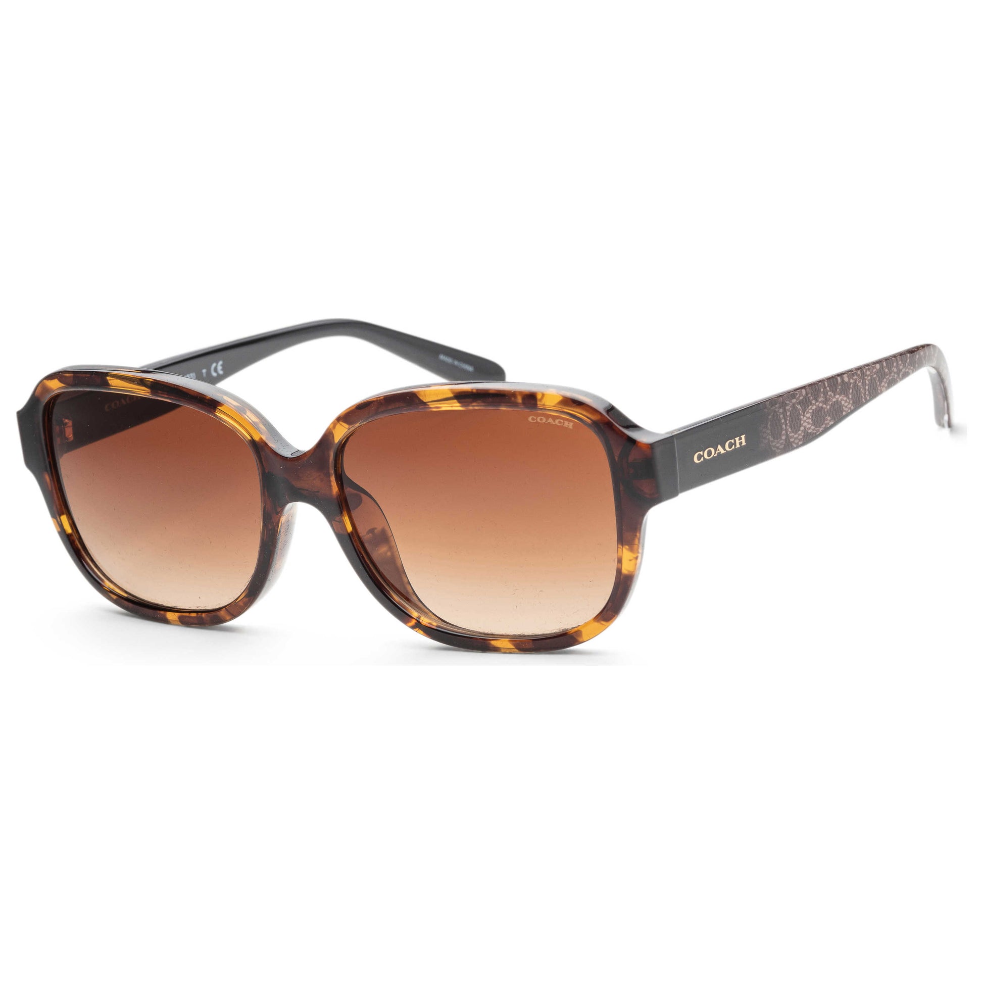 Front view of Coach Fashion Women's Sunglasses HC8298U-512074-57