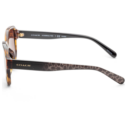 Left view of Coach Fashion Women's Sunglasses HC8298U-5120T5-57