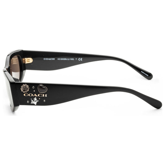 Left view of Coach Fashion Women's Sunglasses HC8302BU-50023-55