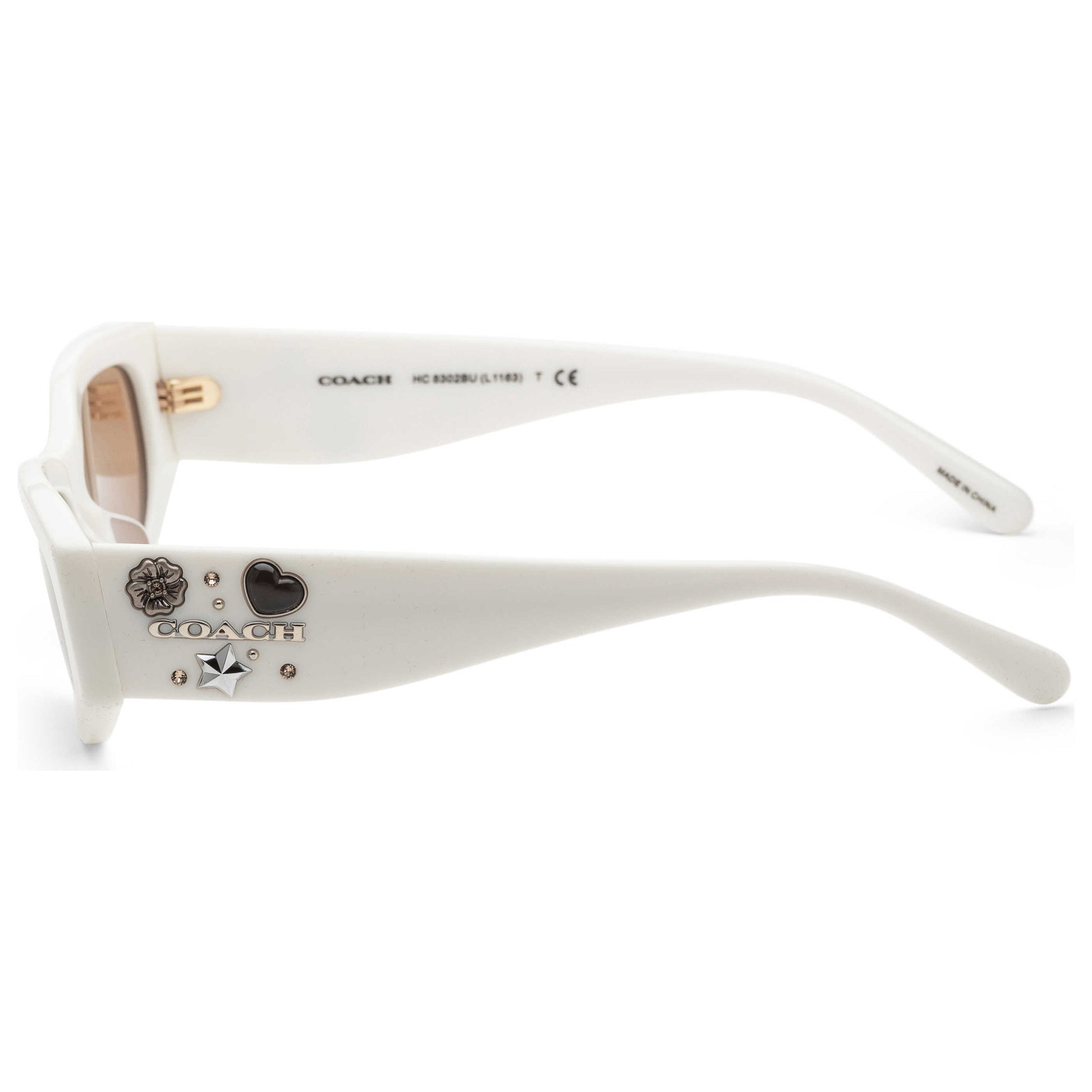 Left view of Coach Fashion Women's Sunglasses HC8302BU-563093-55