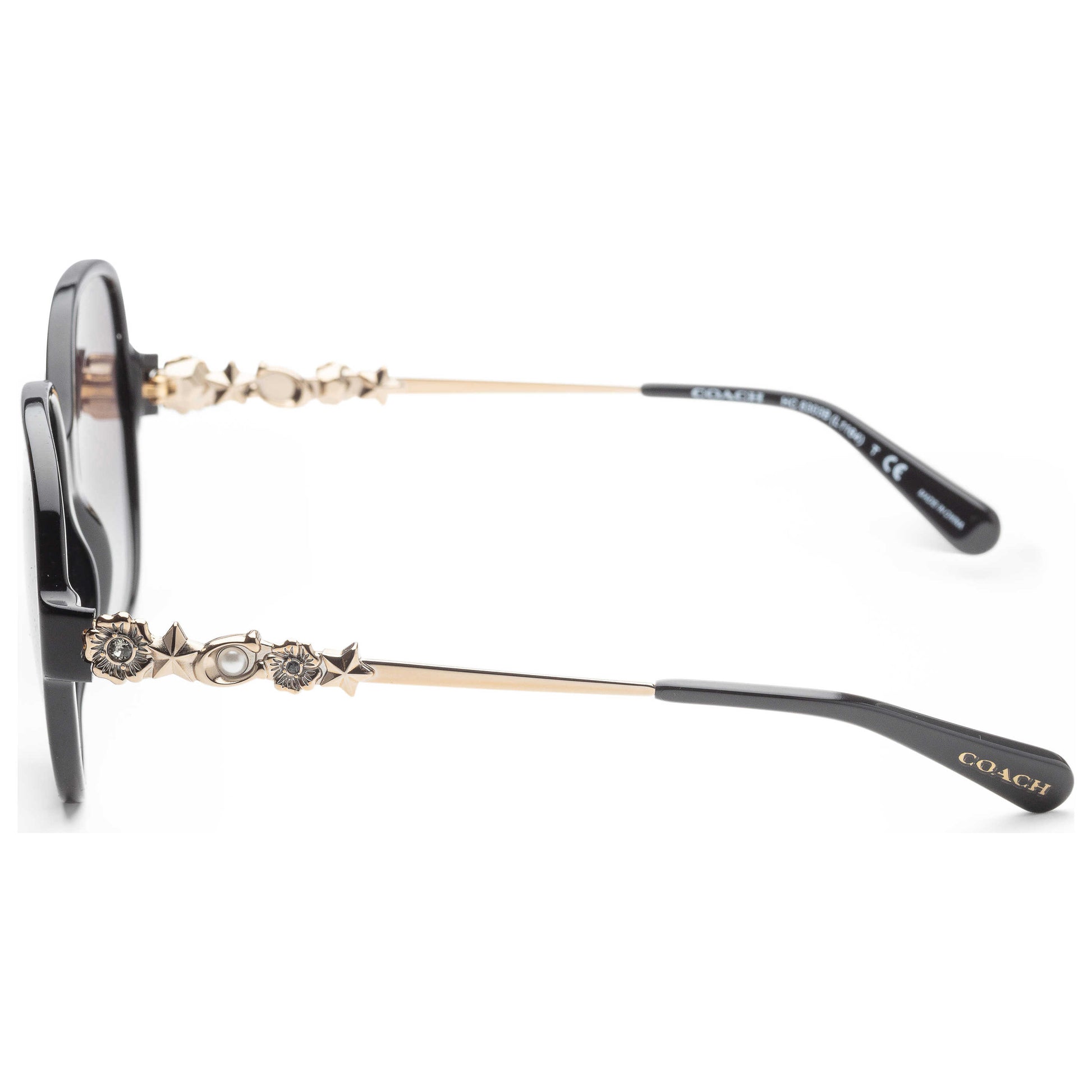 Left view of Coach Fashion Women's Sunglasses HC8303B-50028G-57