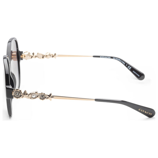 Left view of Coach Fashion Women's Sunglasses HC8303B-50028G-57