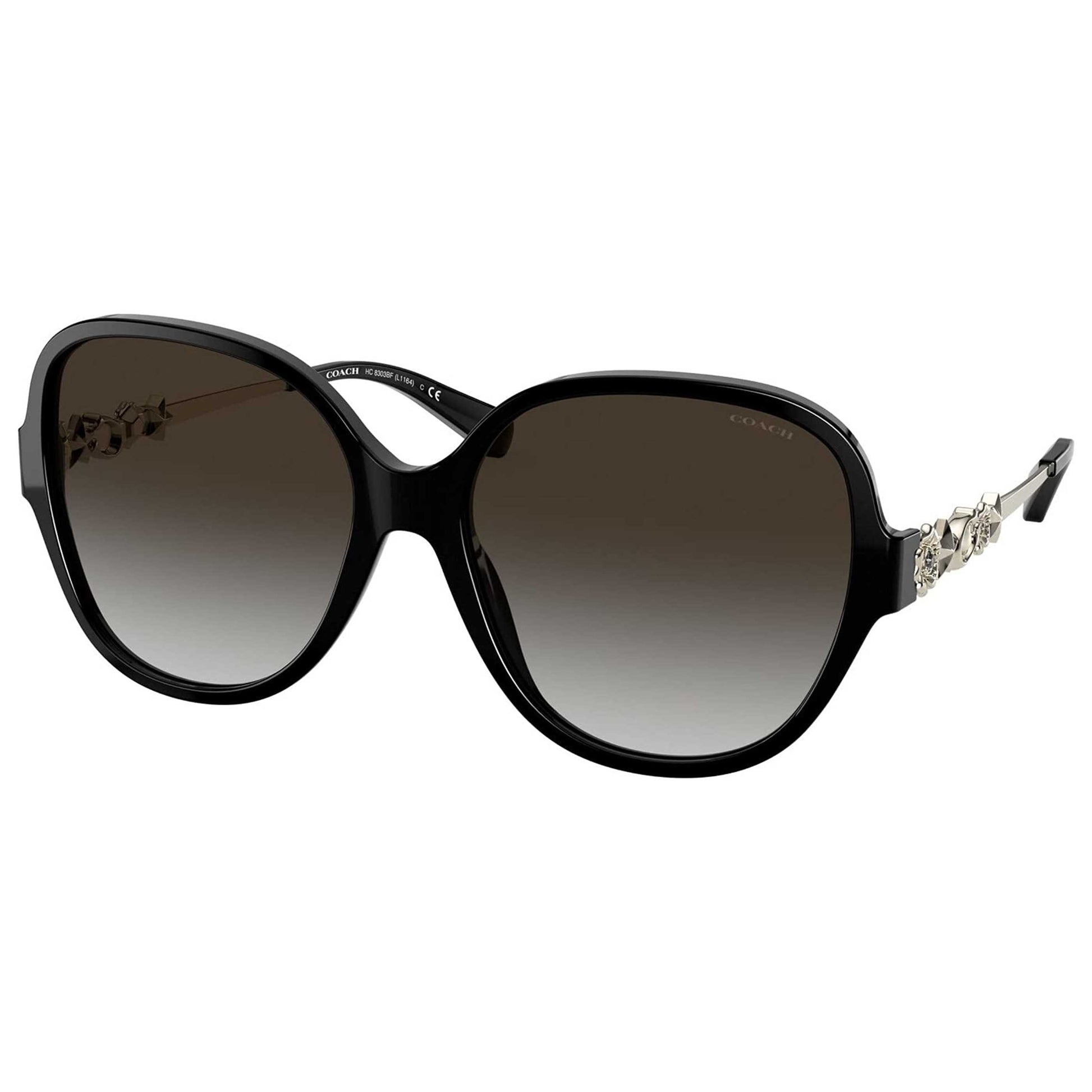 Front view of Coach Fashion Women's Sunglasses HC8303BF-50028G