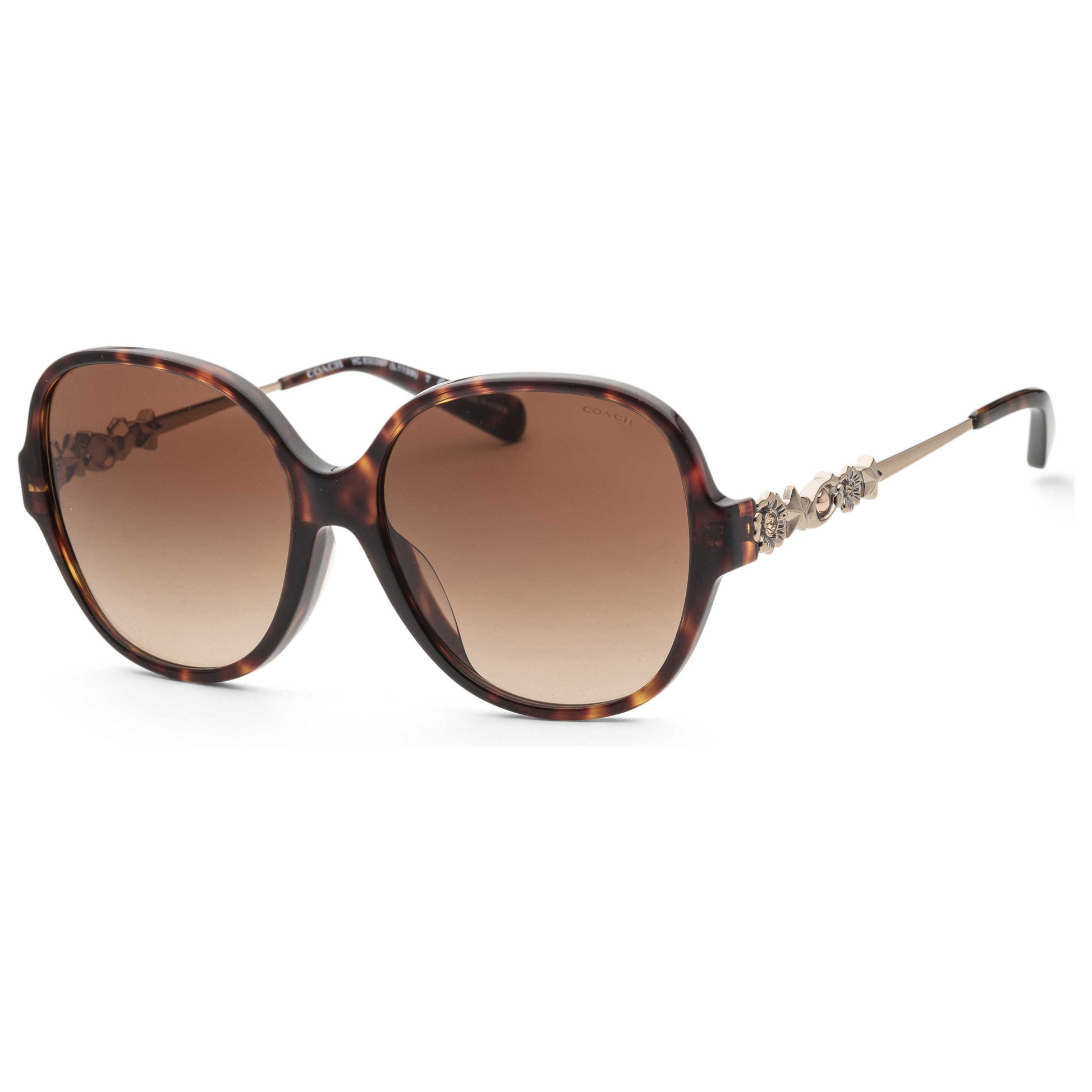Front view of Coach Fashion Women's Sunglasses HC8303BF-512074-57
