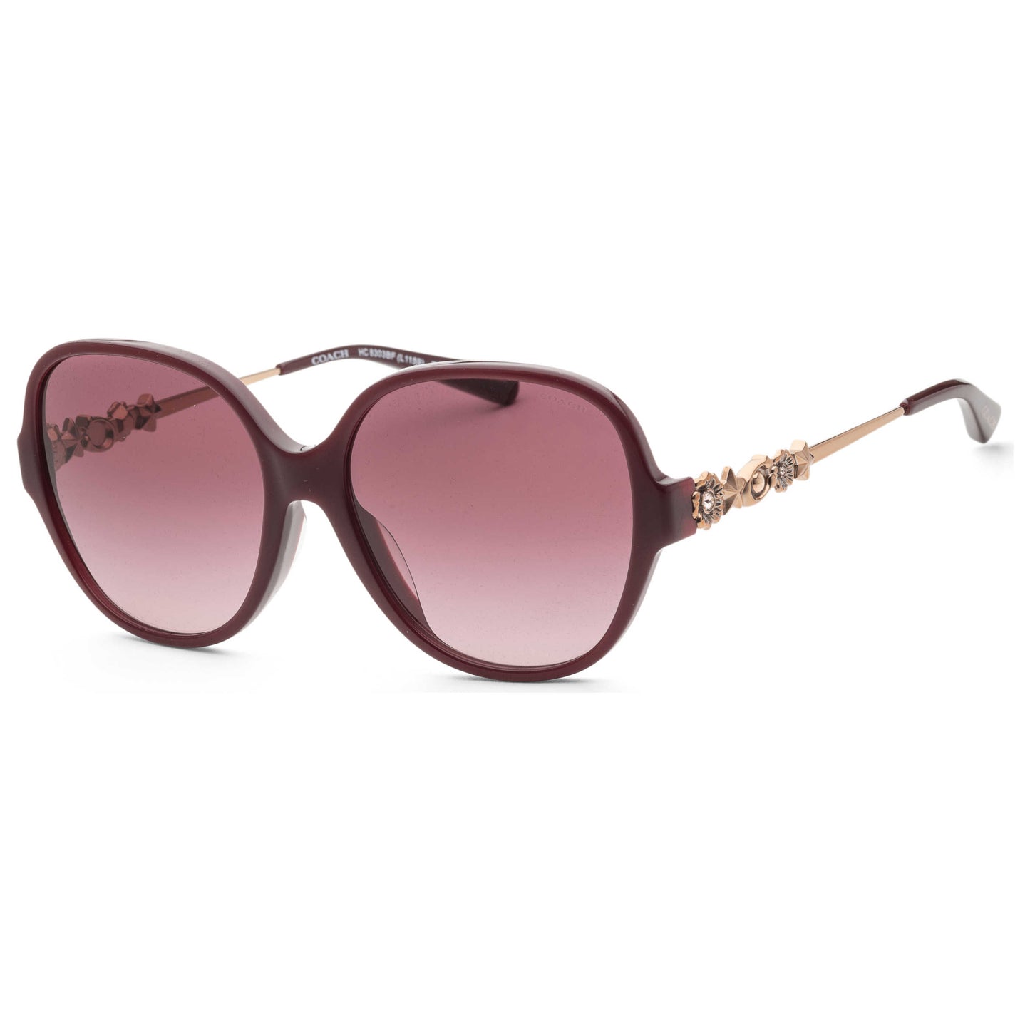 Front view of Coach Fashion Women's Sunglasses HC8303BF-54798H-57