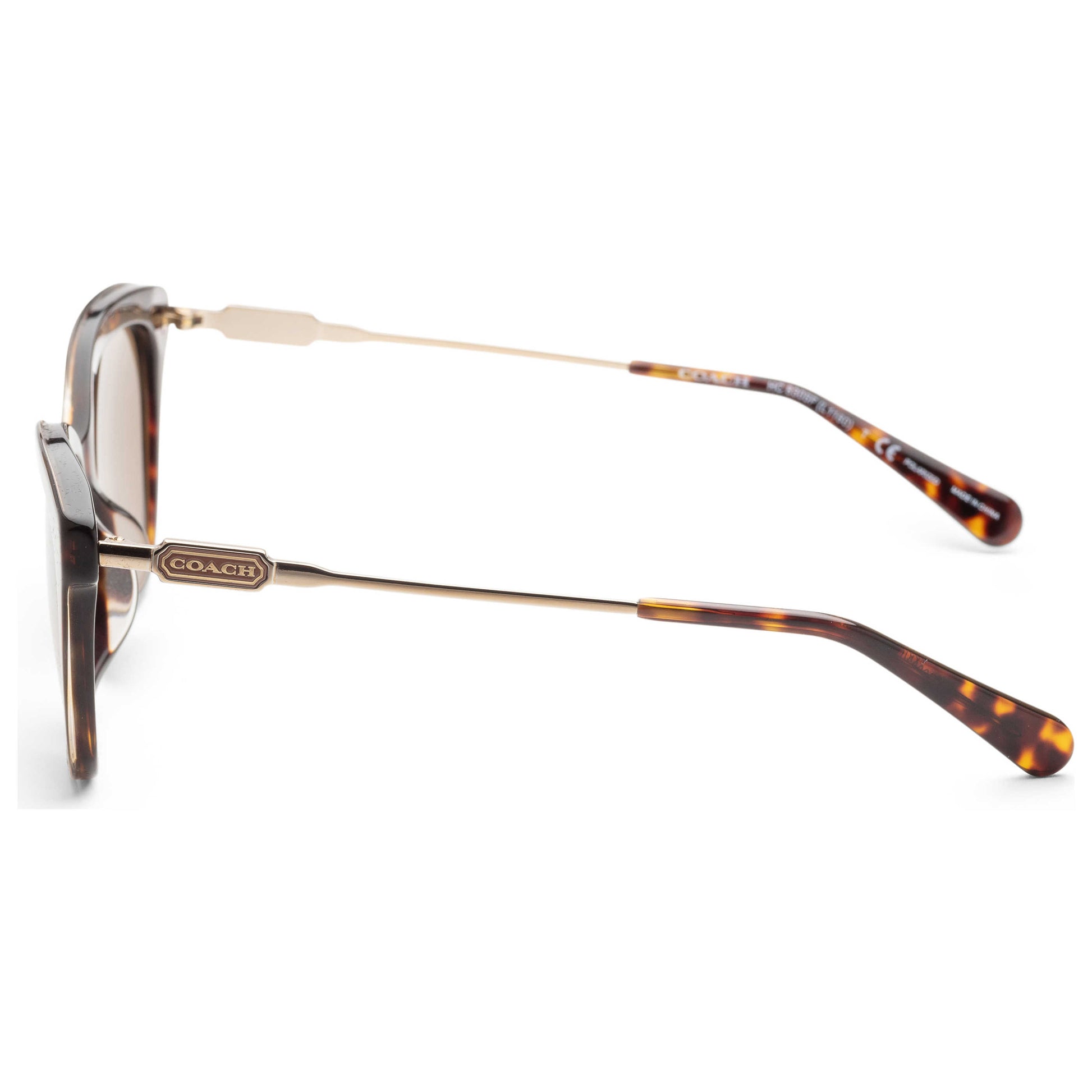 Left view of Coach Fashion Women's Sunglasses HC8305F-512083-57