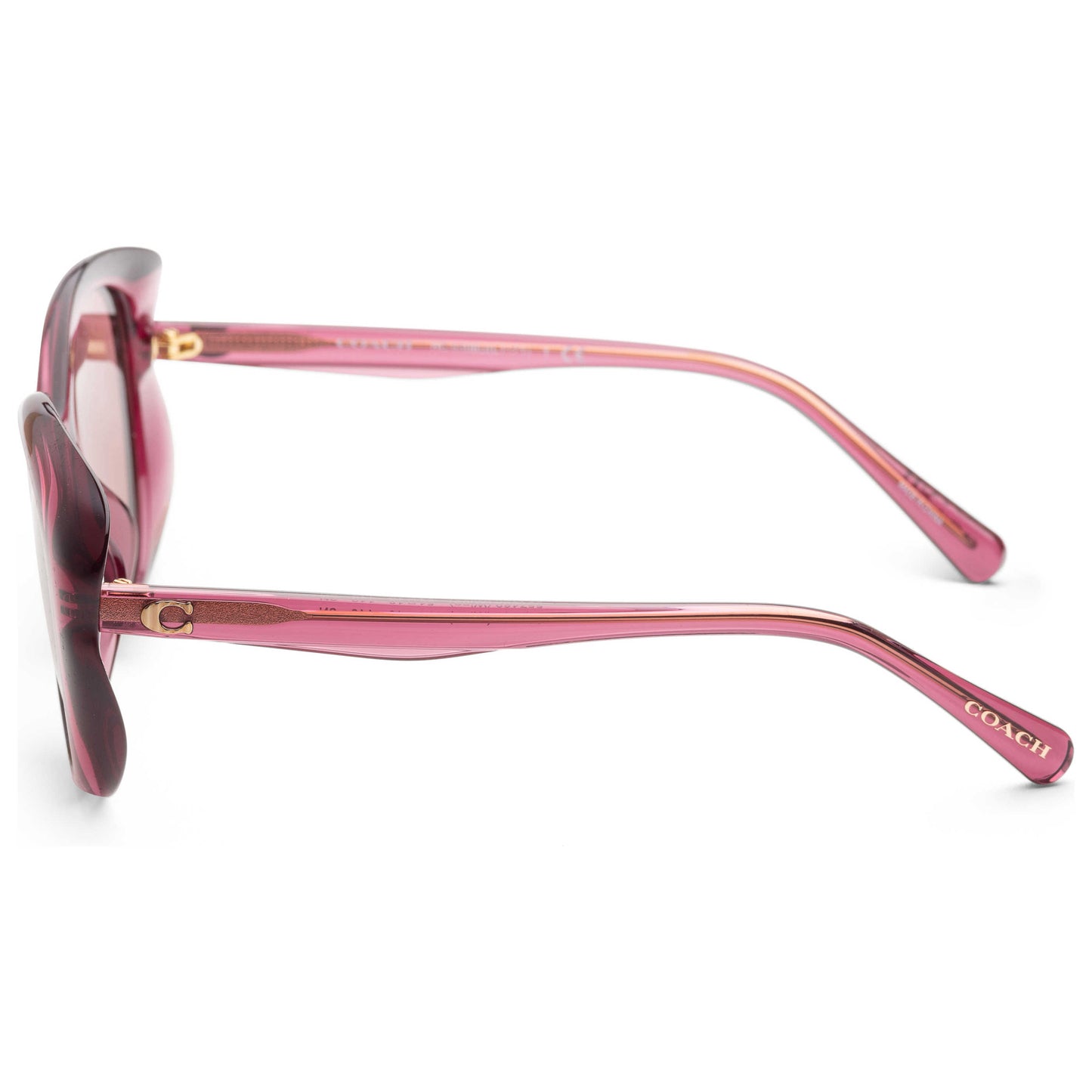 Left view of Coach Fashion Women's Sunglasses HC8306U-557469-54